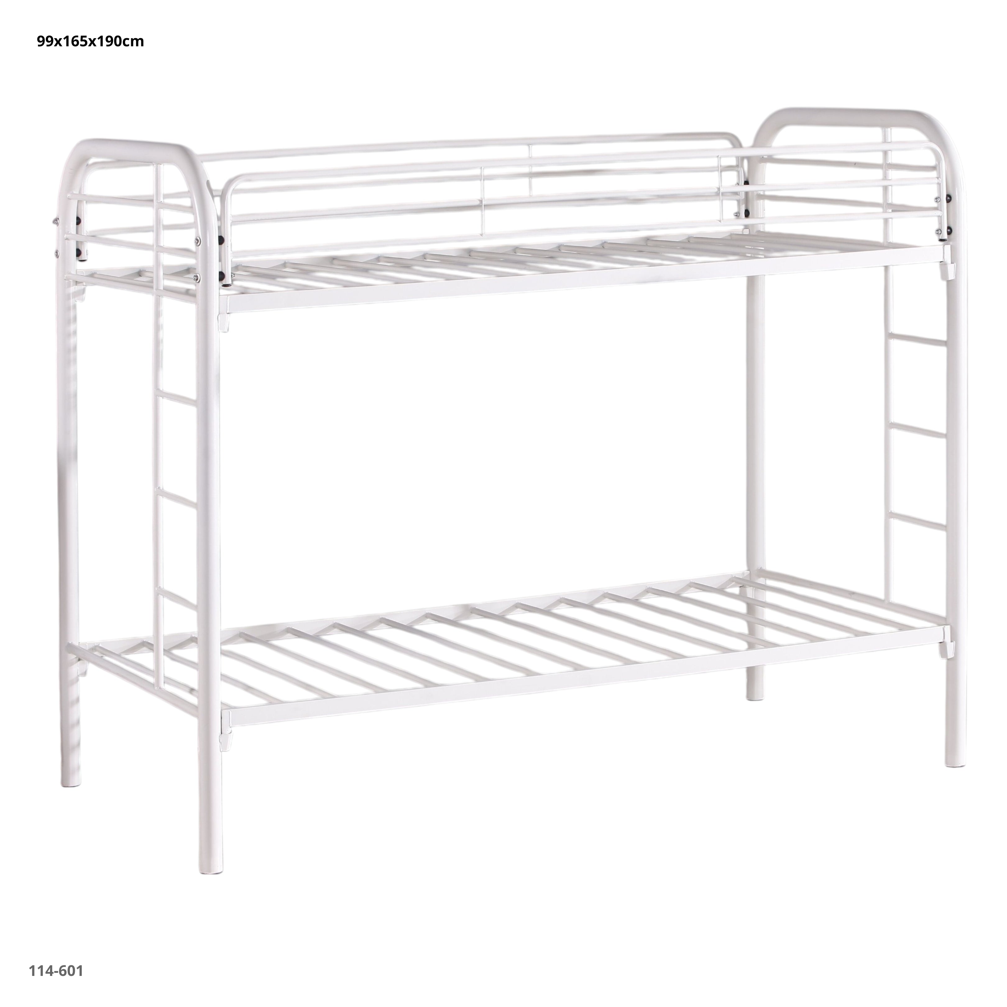 CAMAROTE TWIN /TWIN DE METAL BLANCO