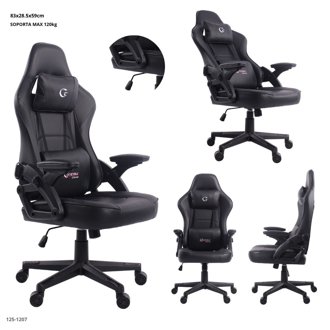 SILLA GAMING NEGRO/ROJO