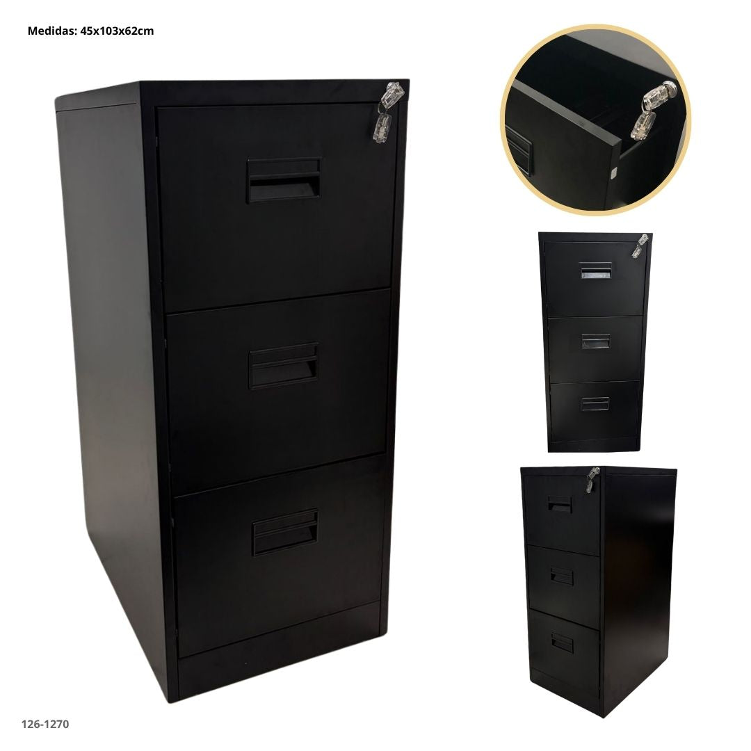 ARCHIVADOR METALICO 3 GAVETAS