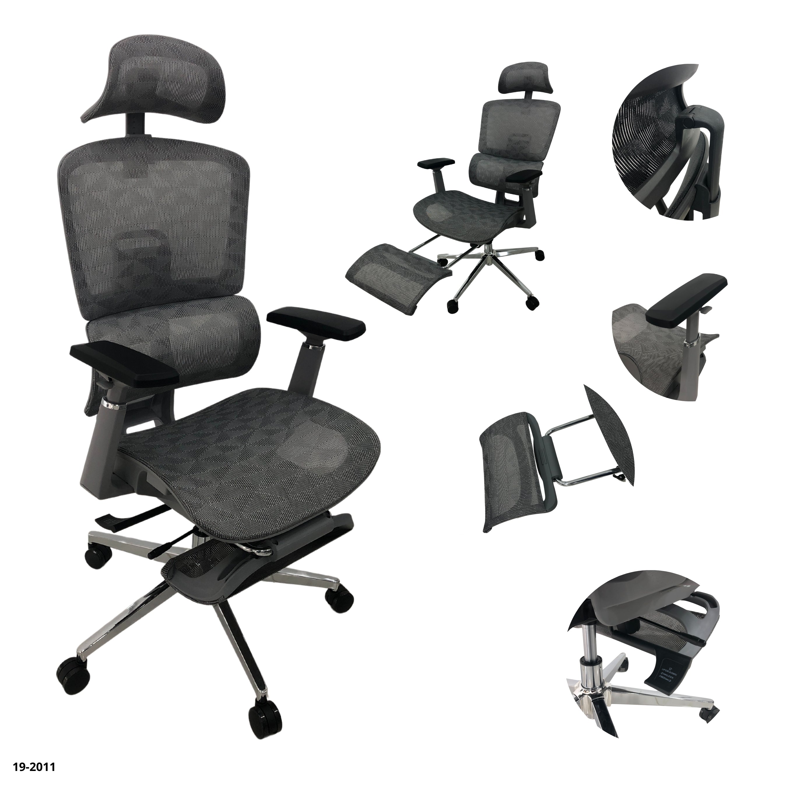 SILLA EJECUTIVA GRIS