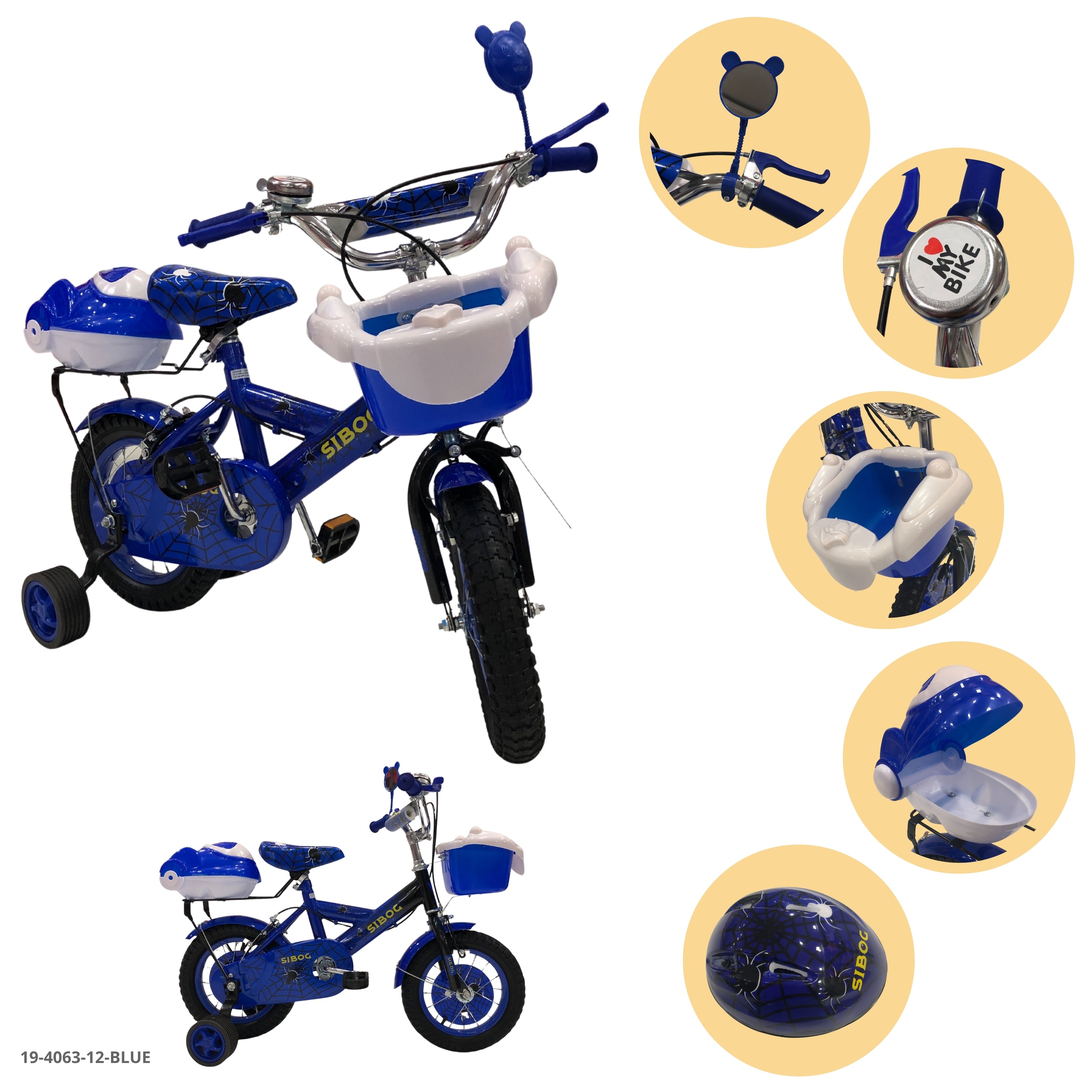 BICICLETA AZUL 12"