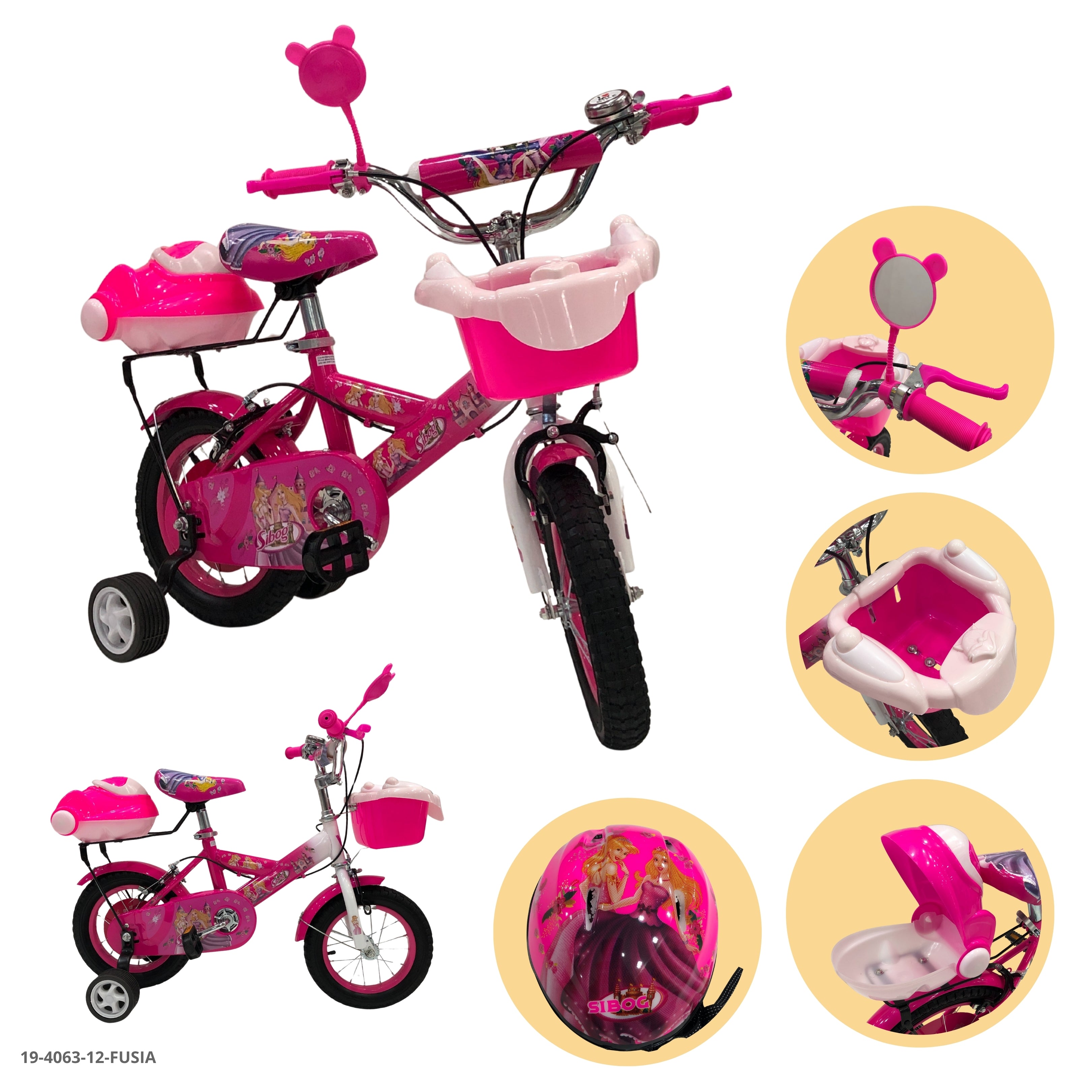 BICICLETA FUSIA 12"