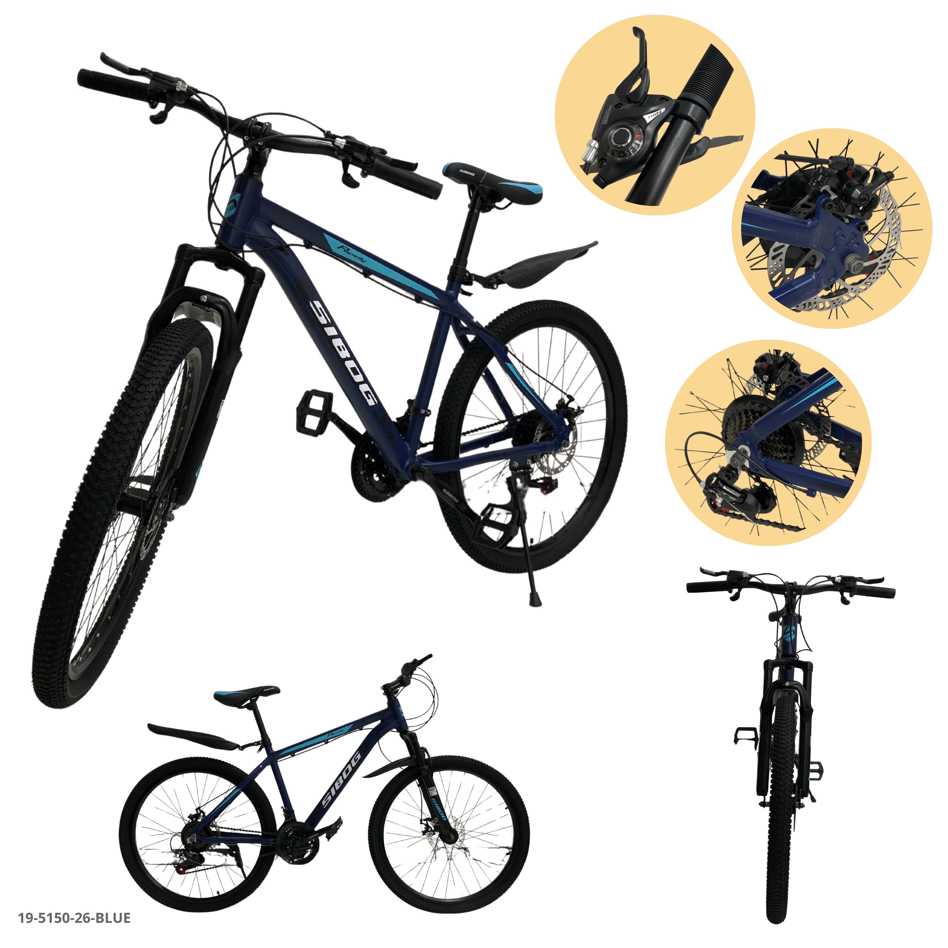 BICICLETA AZUL 26"