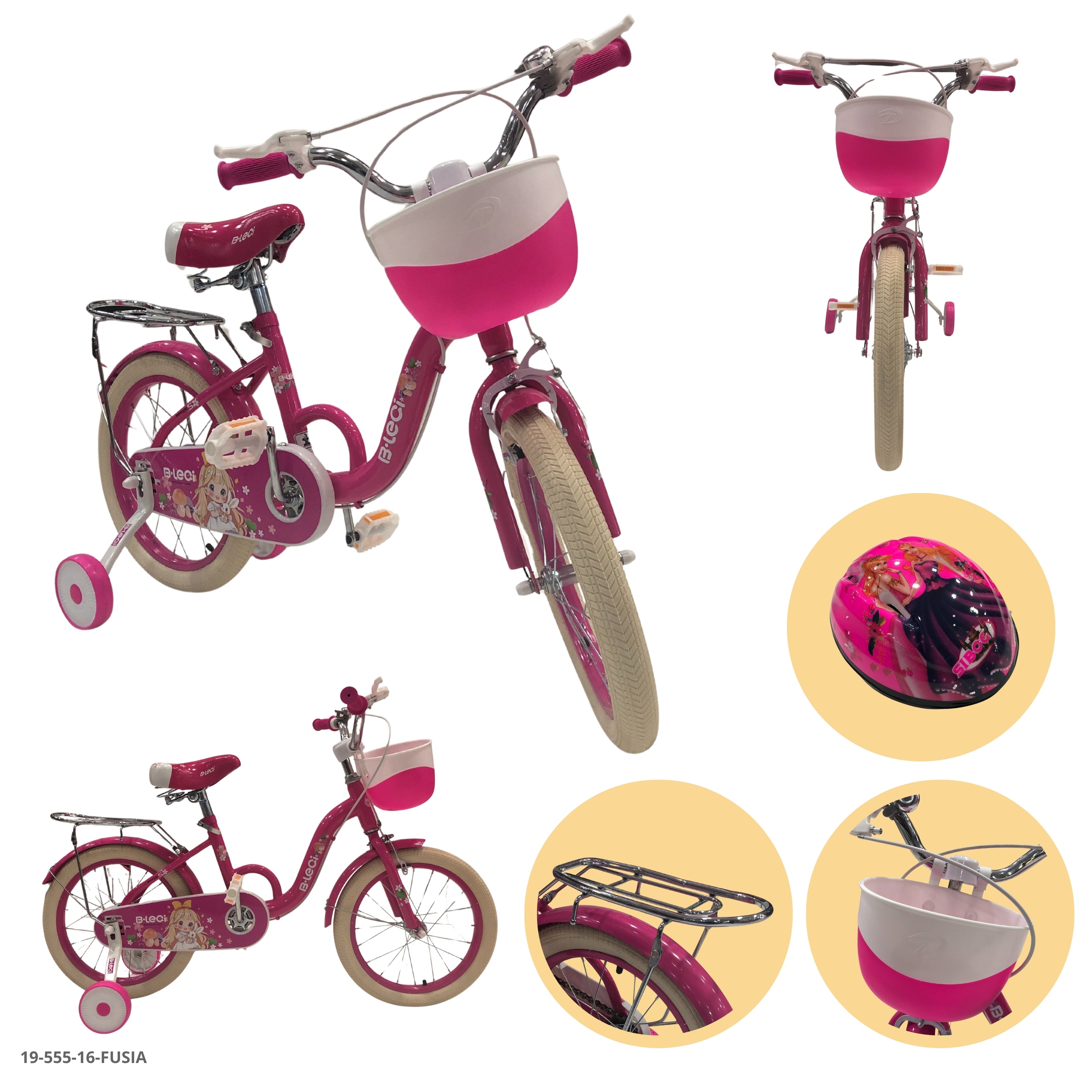 BICICLETA FUSIA 16"
