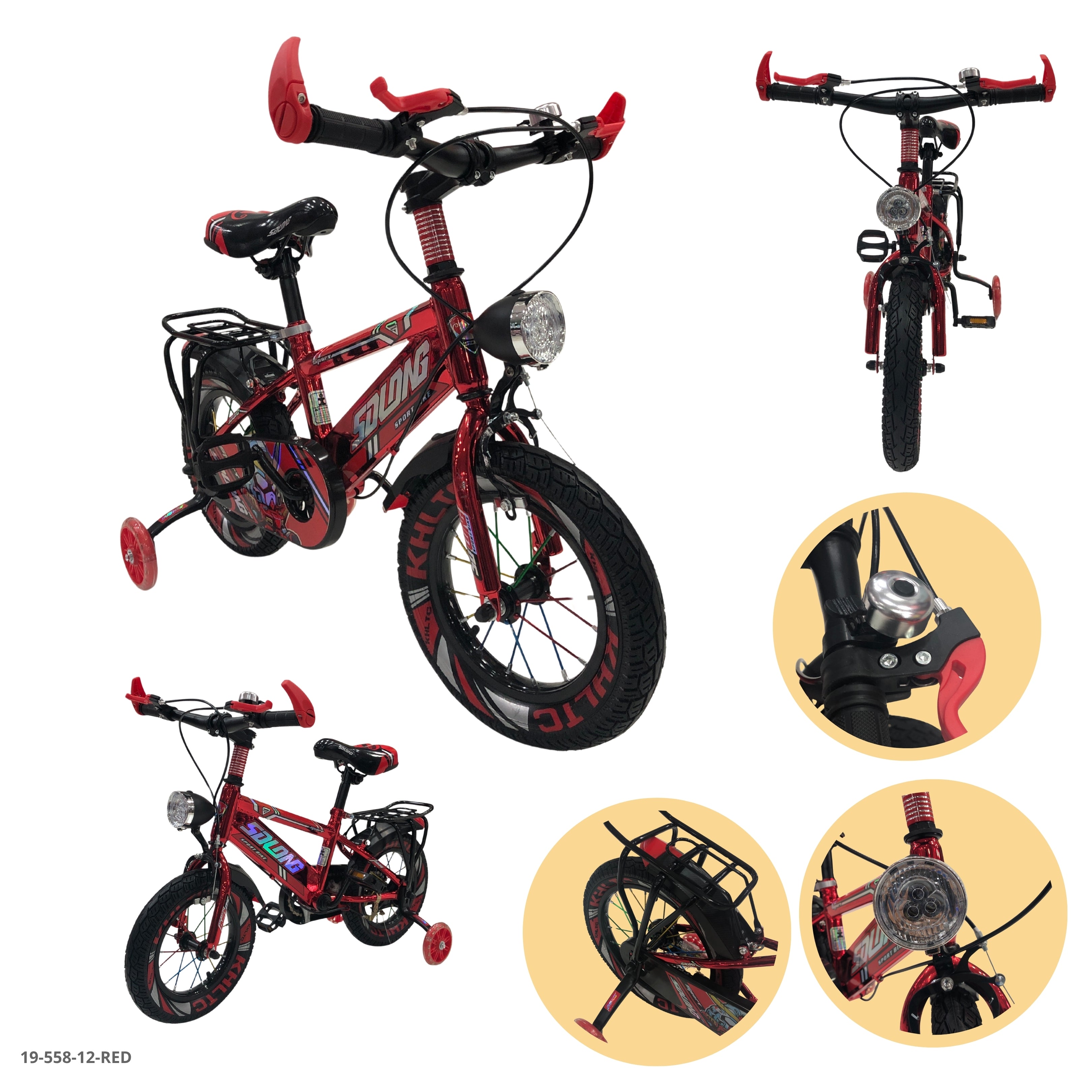 BICICLETA ROJA 12"