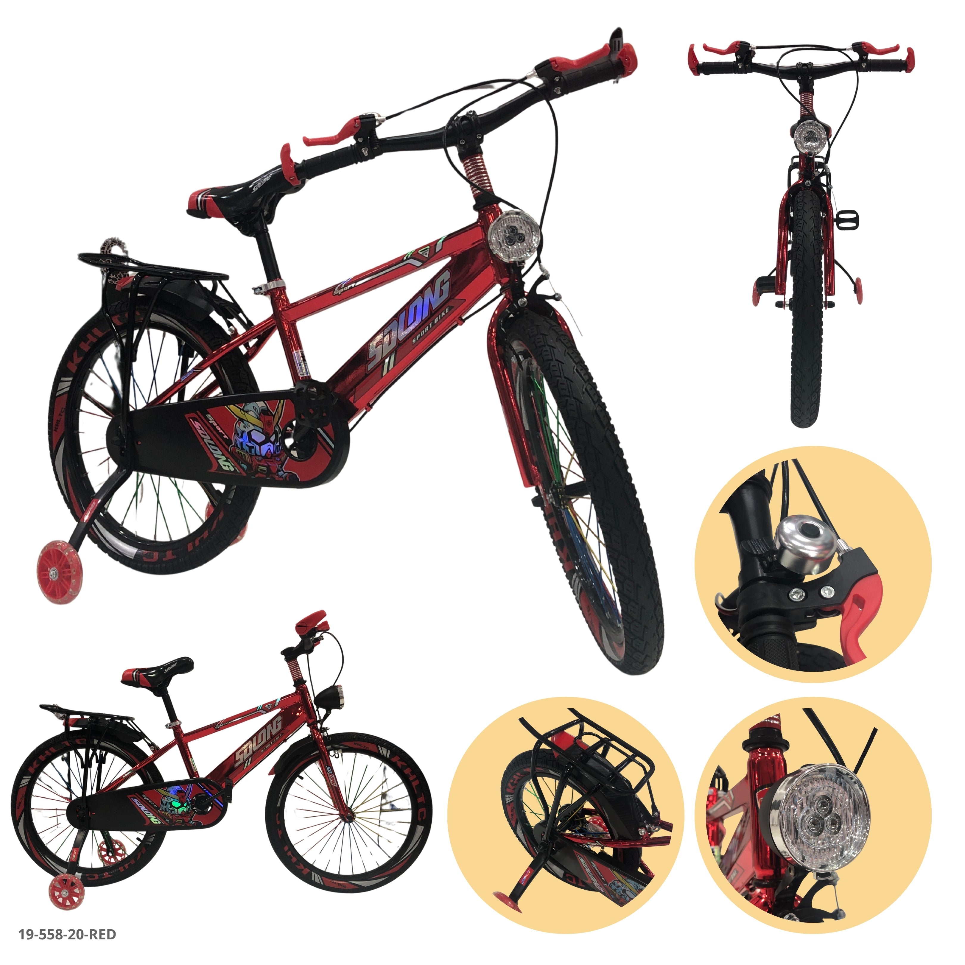 BICICLETA ROJA 20"
