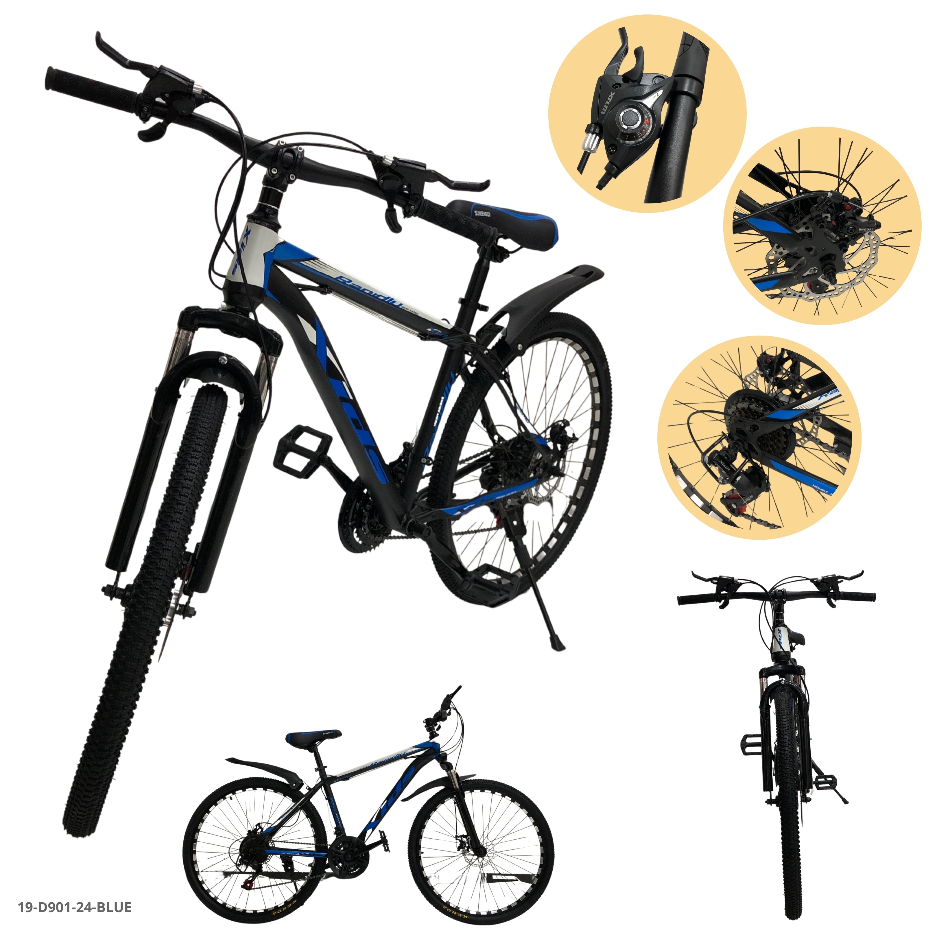 BICICLETA AZUL 24"