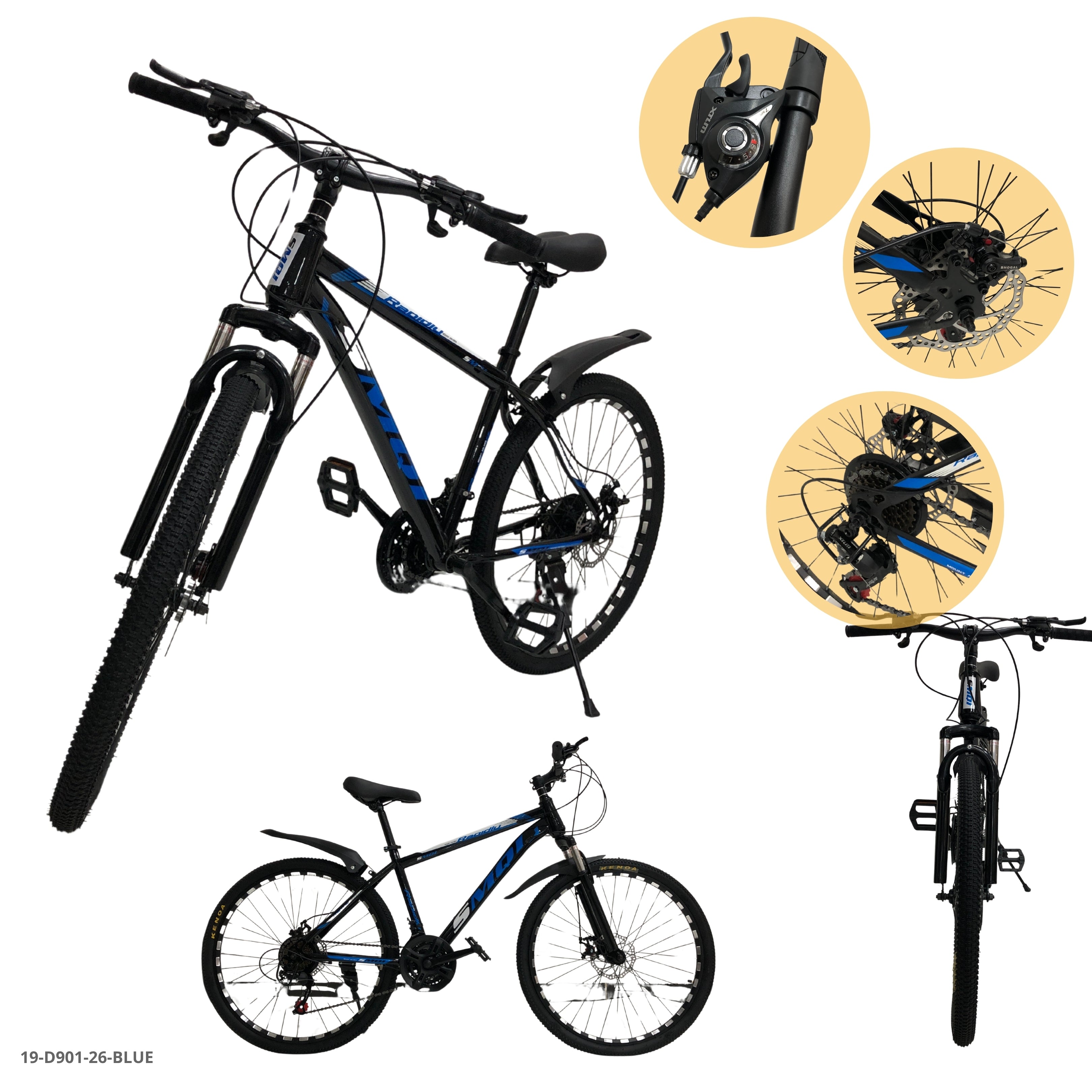 BICICLETA AZUL 26"