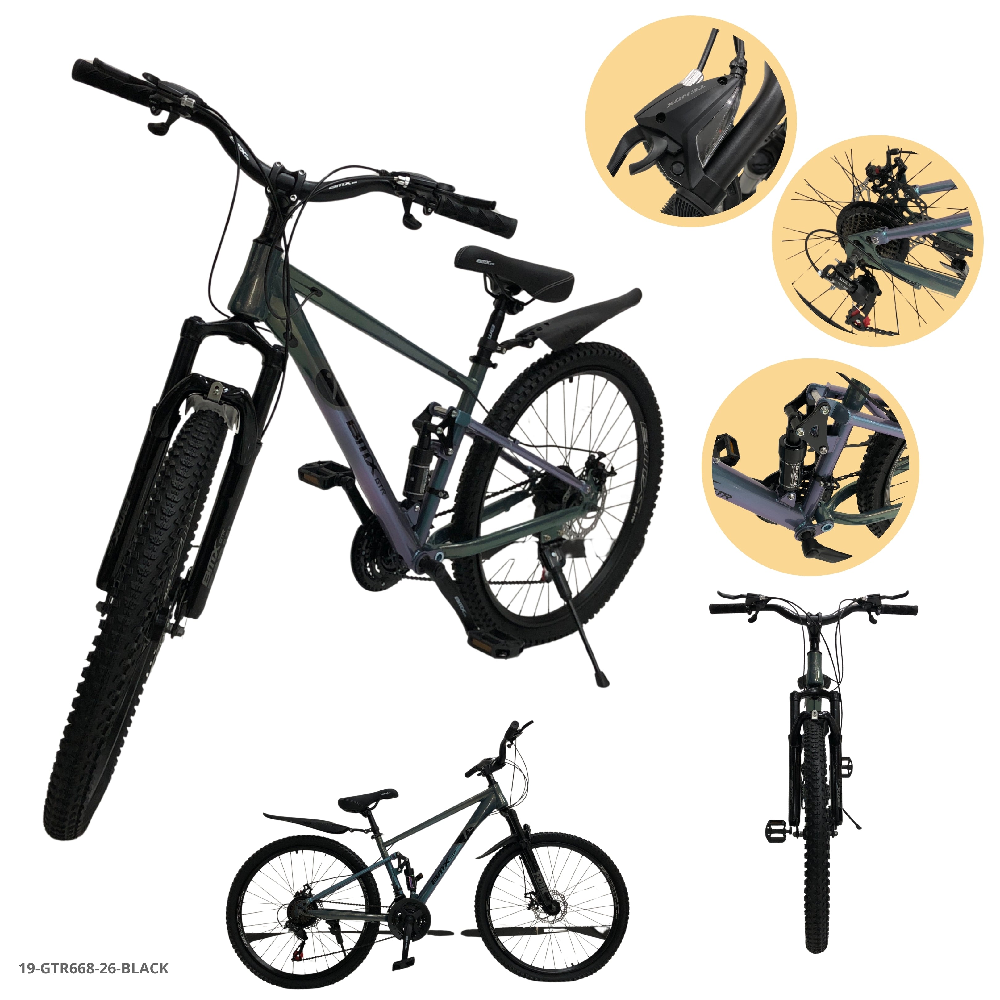BICICLETA NEGRA 26"