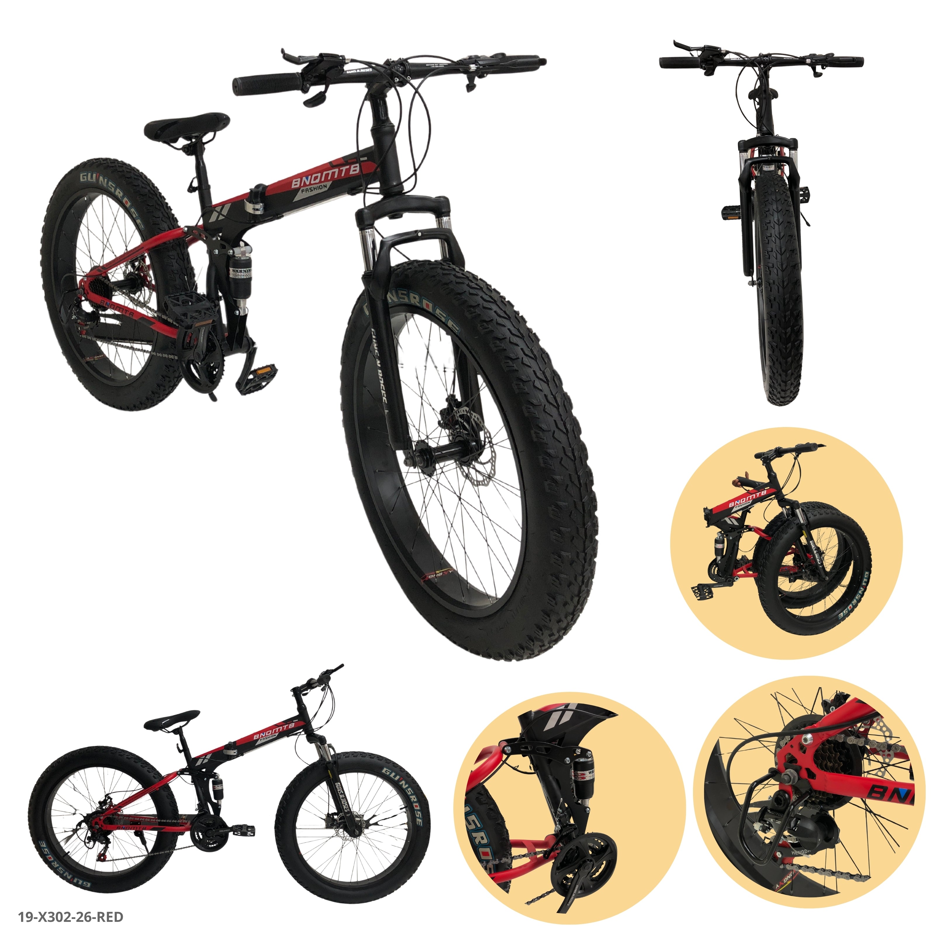 BICICLETA ROJA 26"