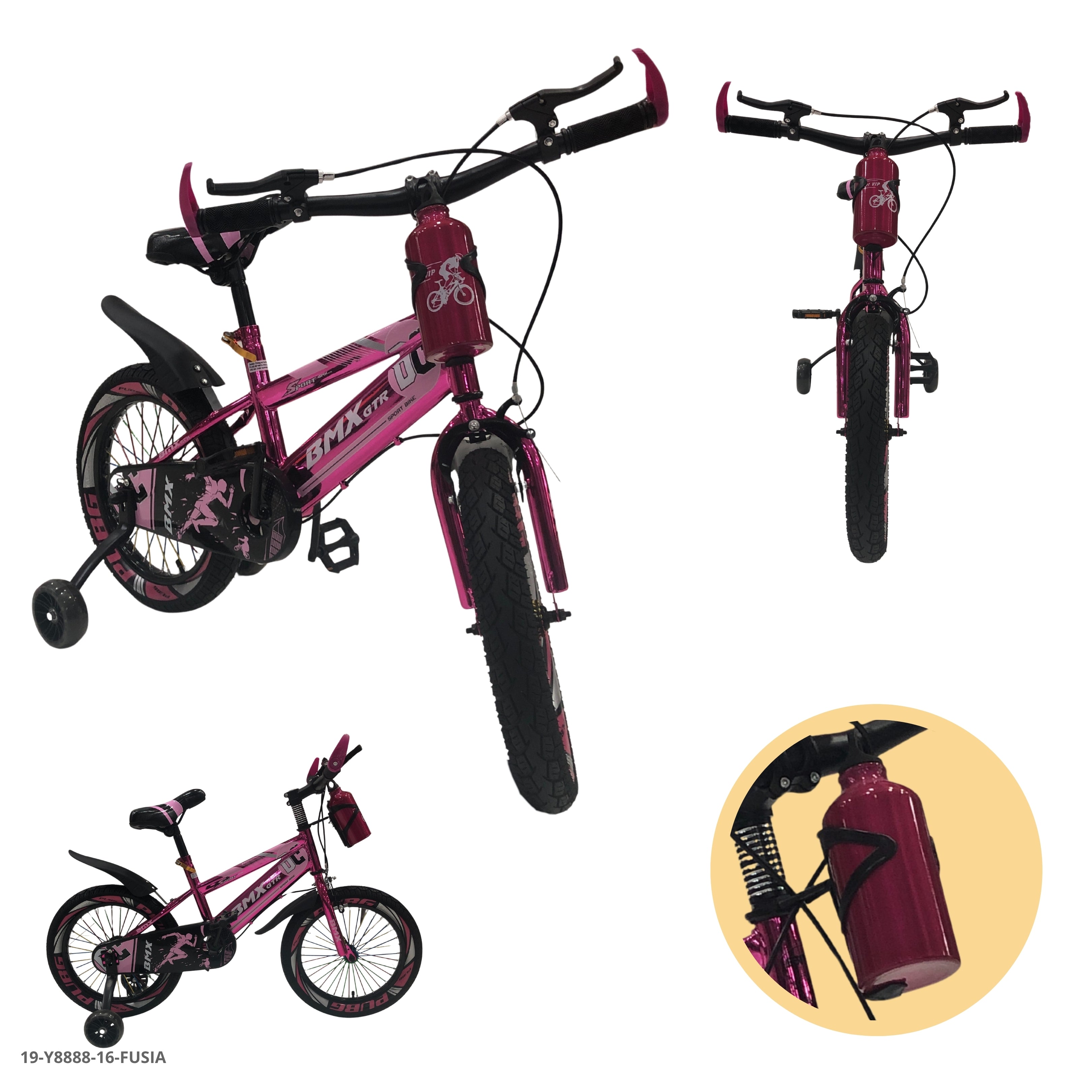 BICICLETA FUSIA 16" C/TERMO