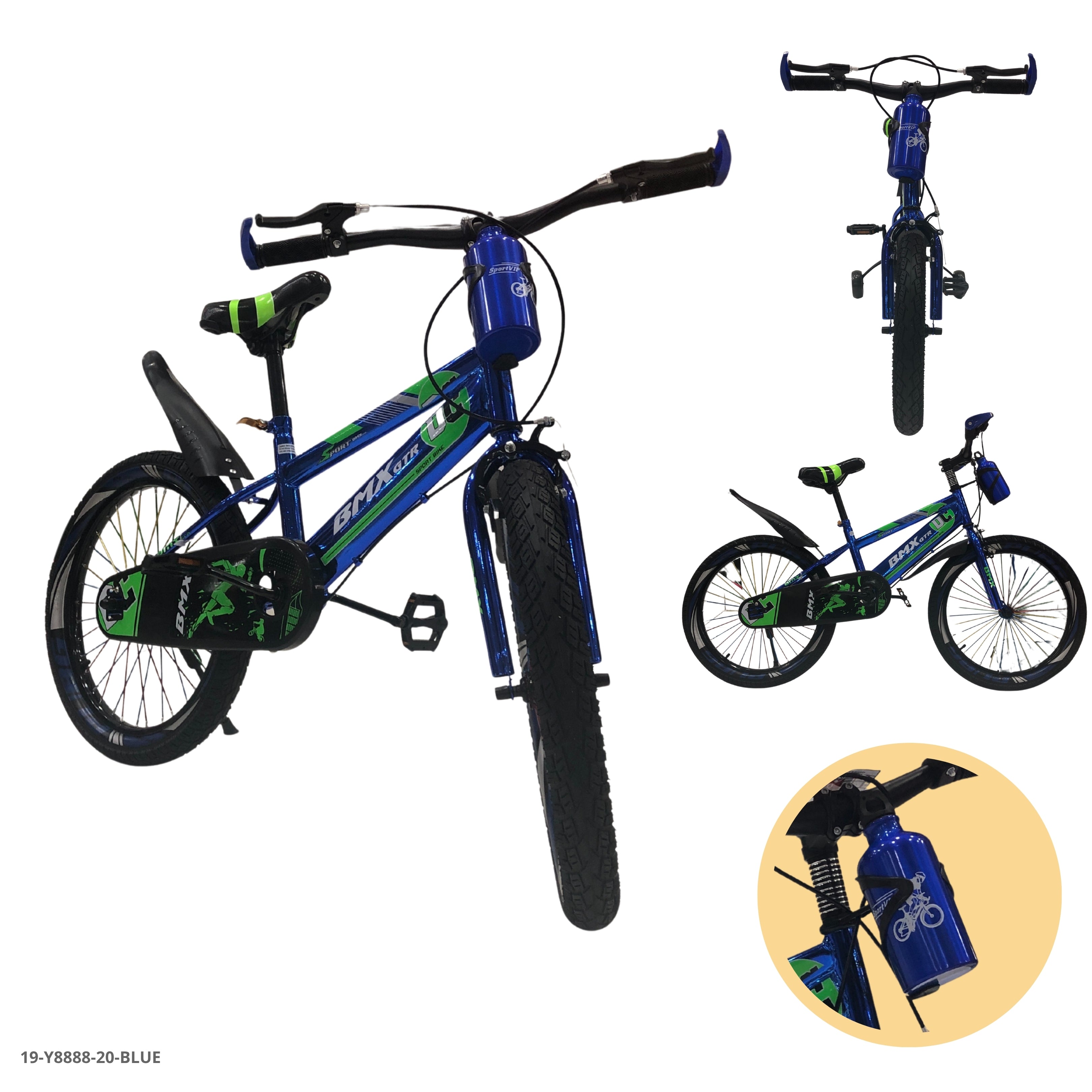 BICICLETA AZUL 20" C/TERMO