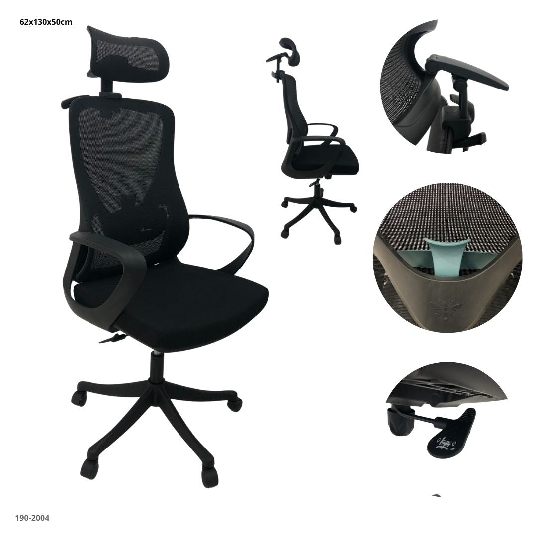 SILLA DE OFICINA NEGRA 4