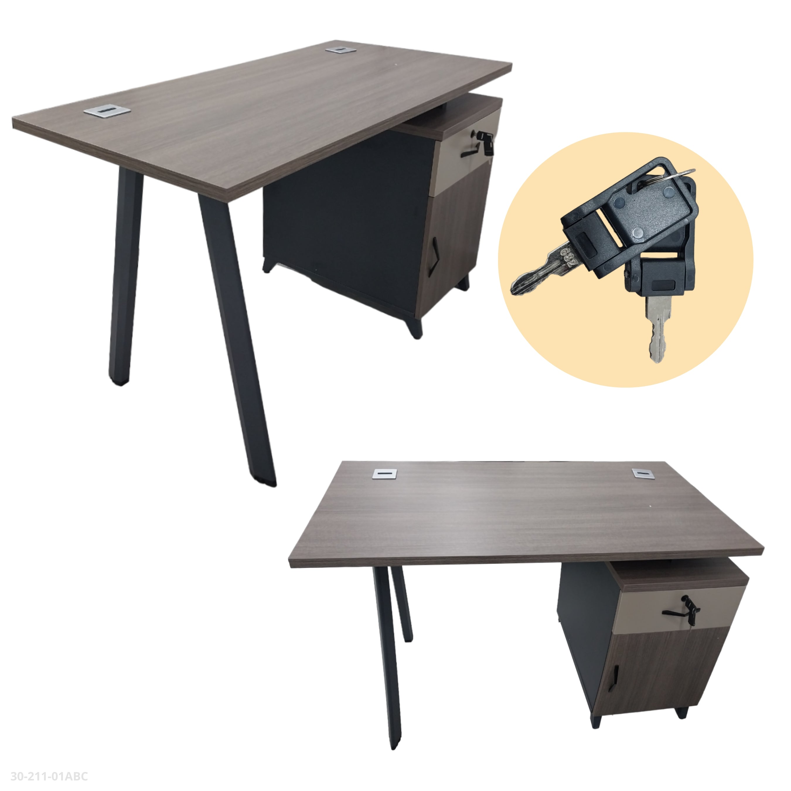 MESA 120*60*75CM P/METALICAS CON GABINETE