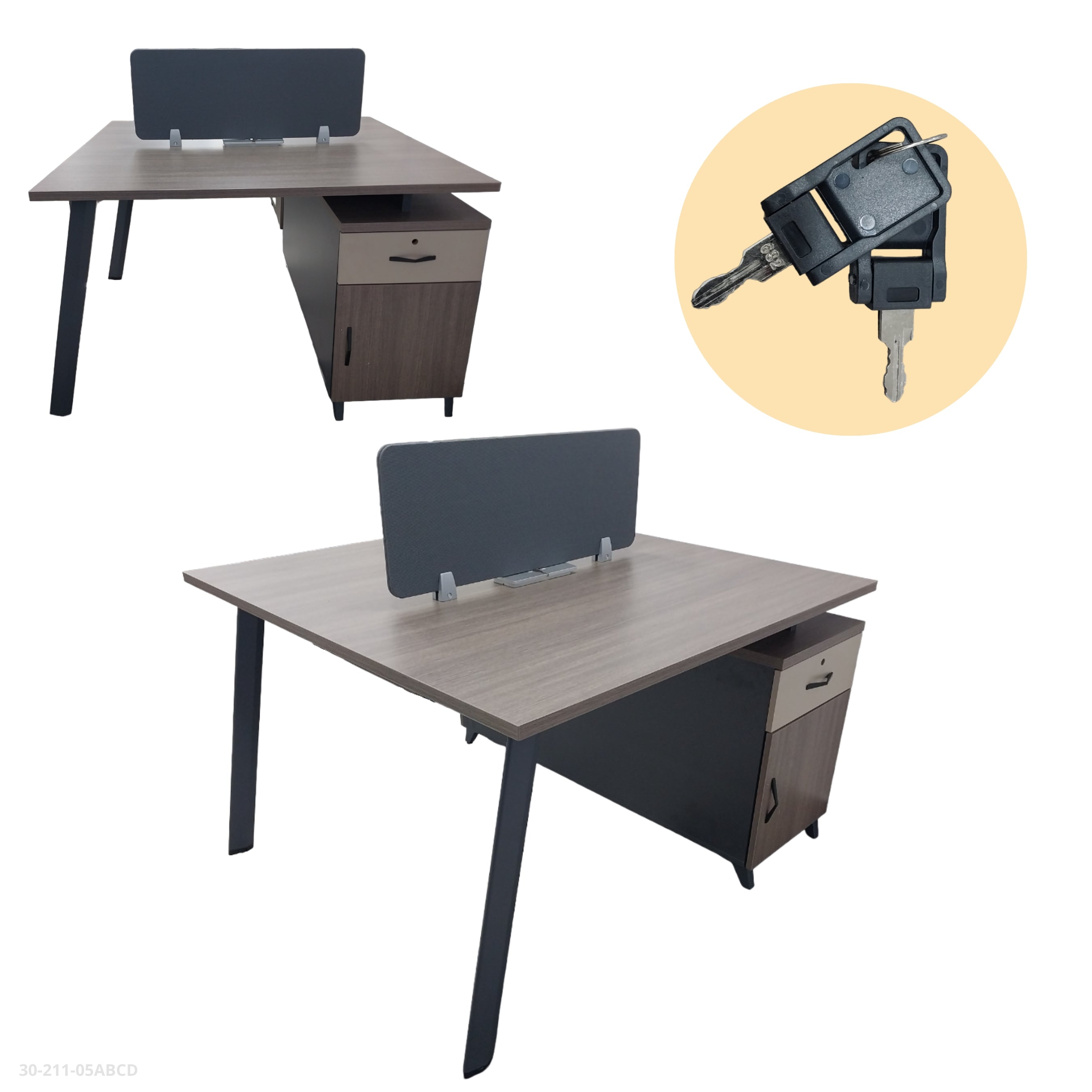 ESTACION DE TRABAJO DE 2 PUESTO