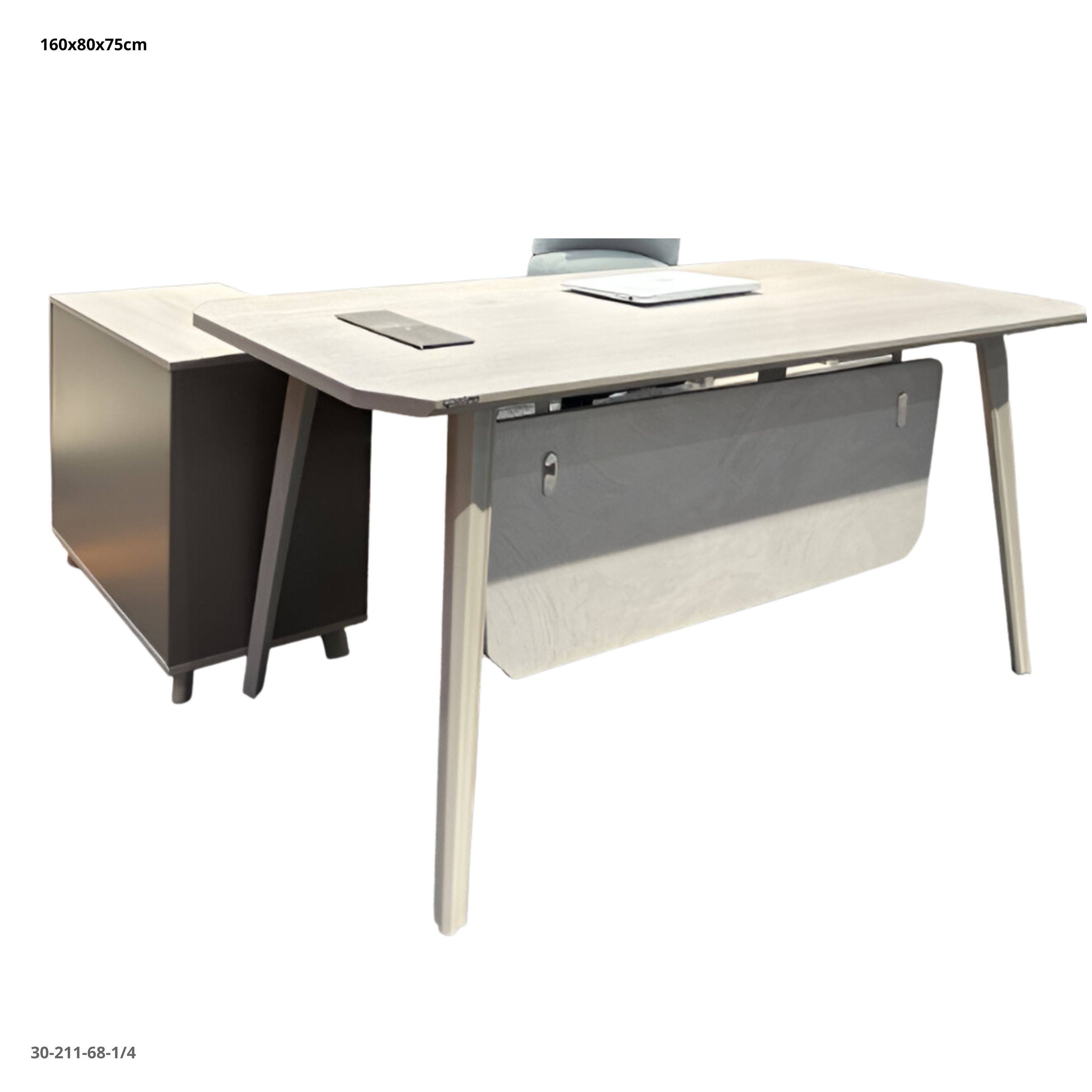 ESCRITORIO 160*80*75CM CON GABINETE