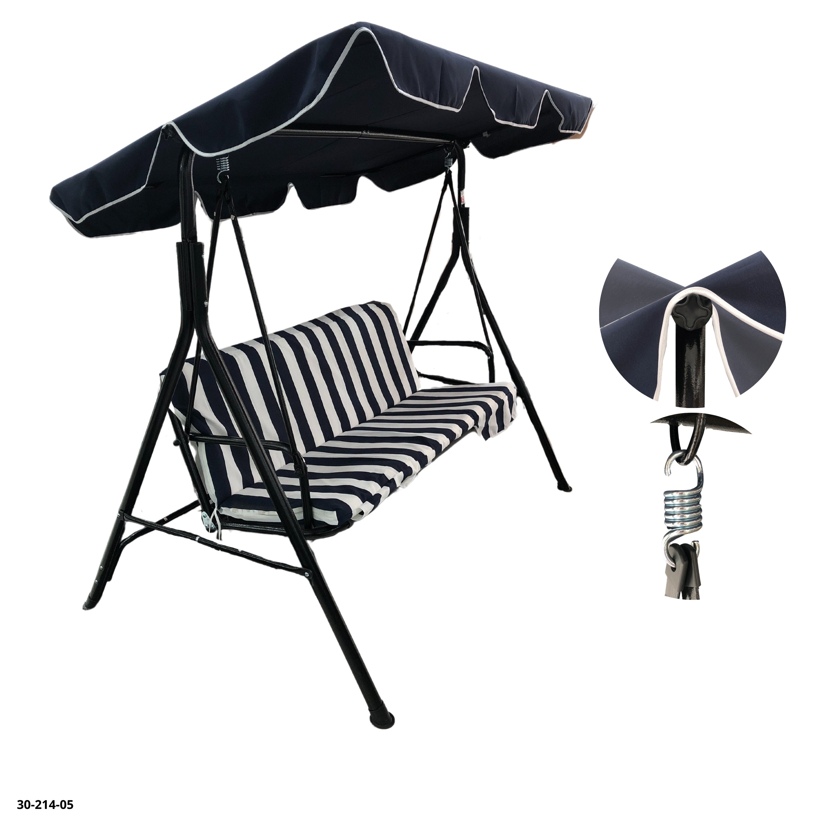 SILLA MECEDORA AZUL