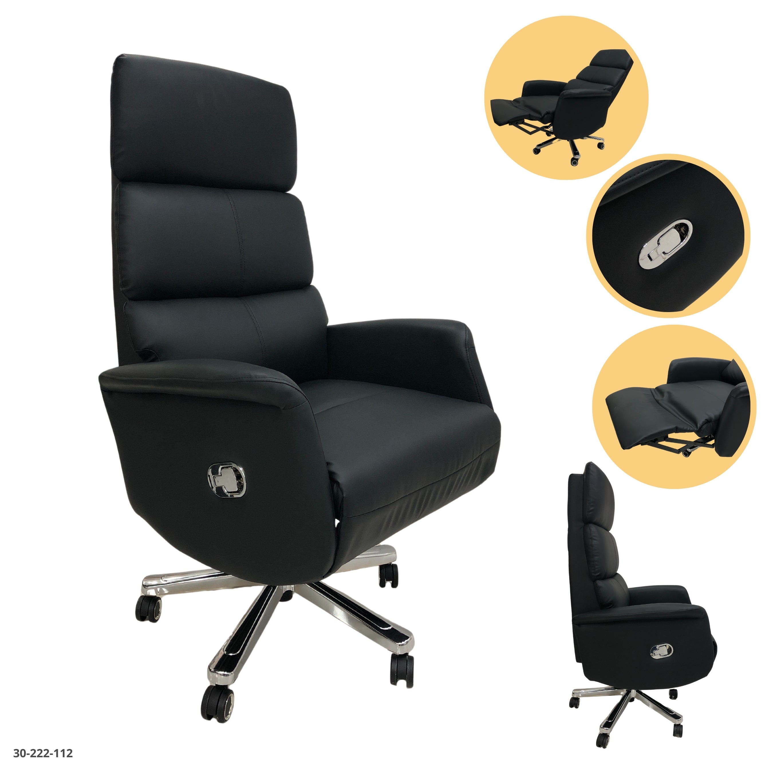 SILLA DE OFICINA NEGRA
