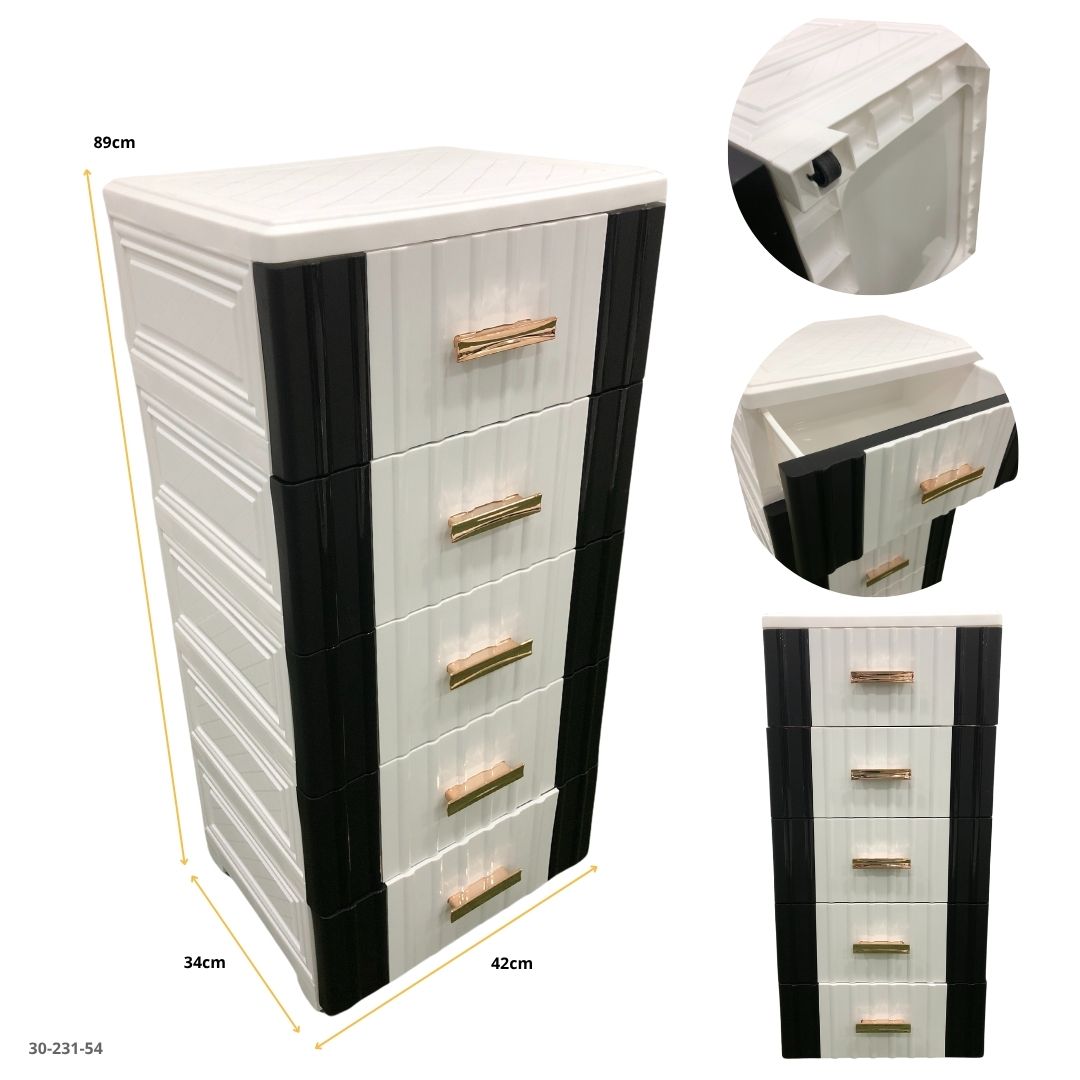 GAVETERO BLANCO/NEGRO