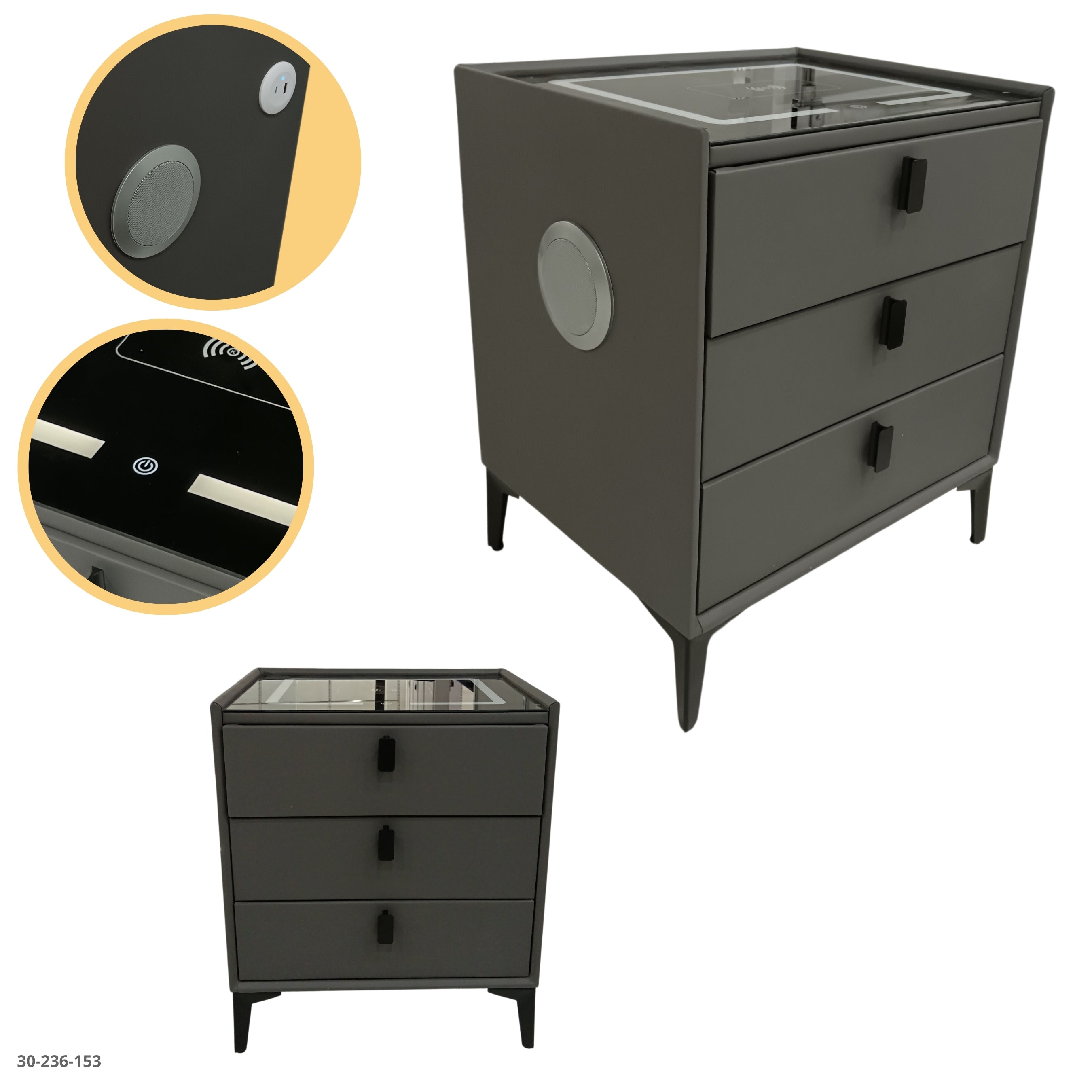 ECO RATTAN DRAWER. CHOCOLATE / 8-0358
