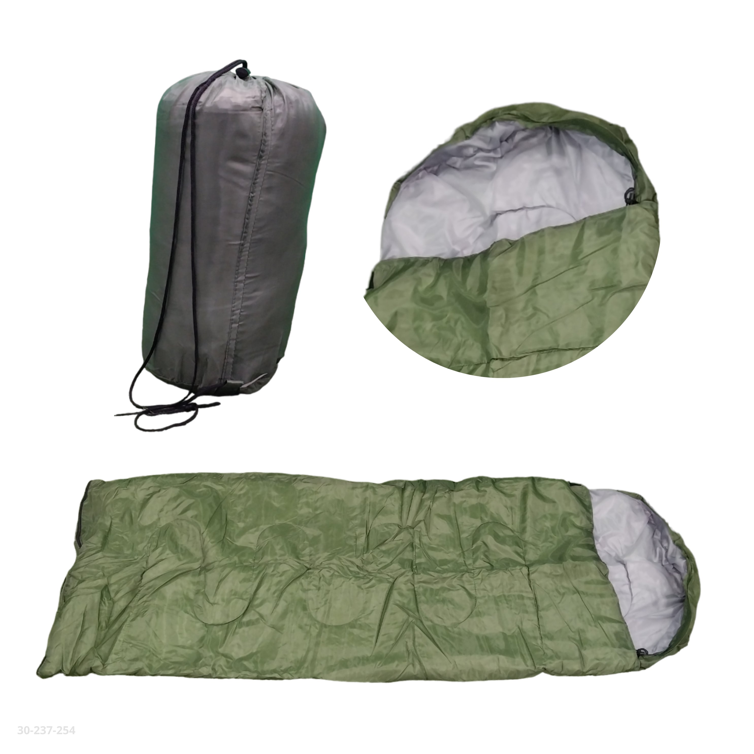 GREEN SLEEPING BAG / 30-237-254