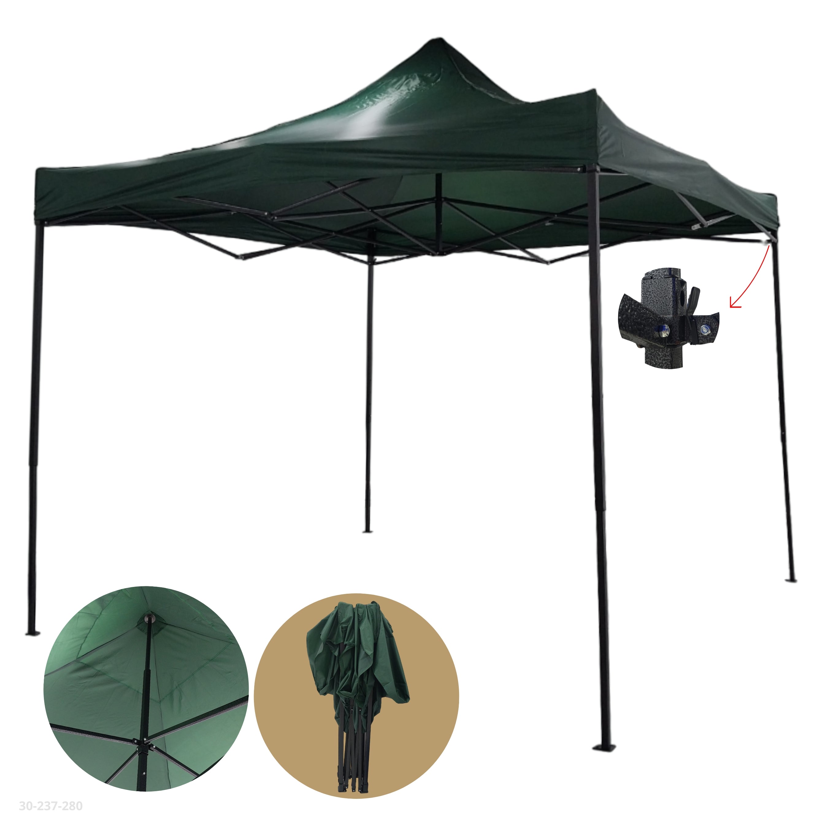 TOLDA/LONA 420D VERDE 3MX3M