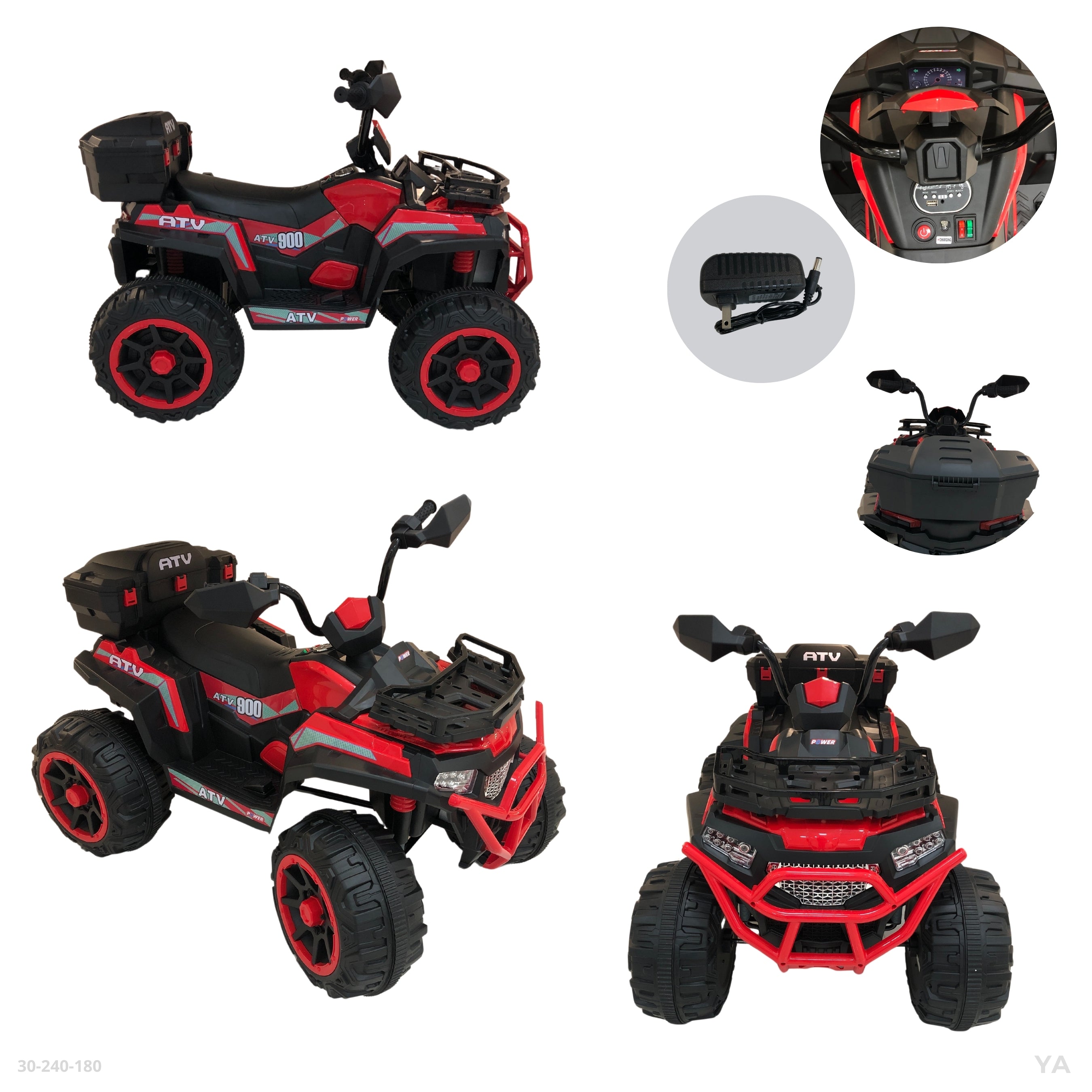CARRO ROJO TODO TERRENO