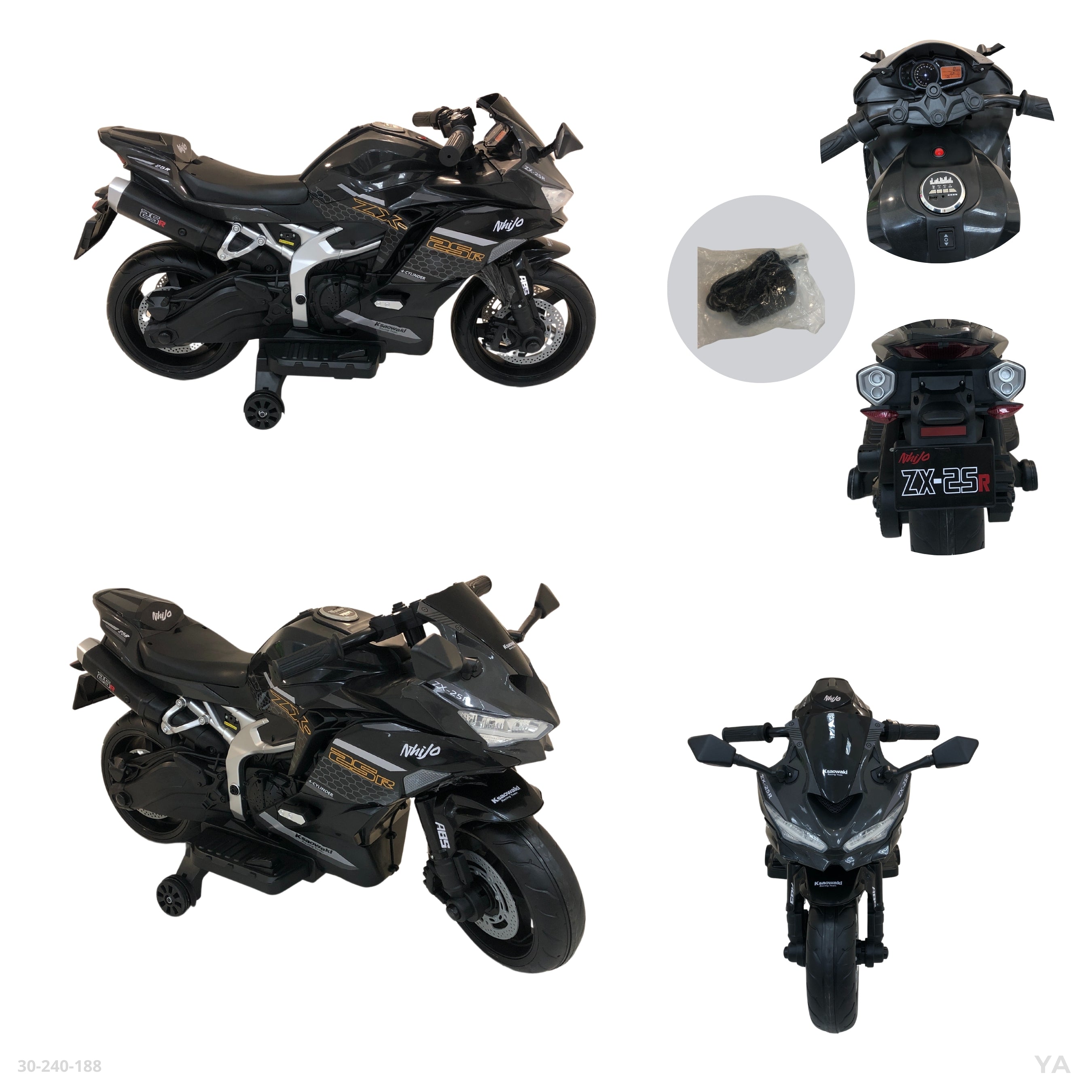 MOTO NEGRA NINJA
