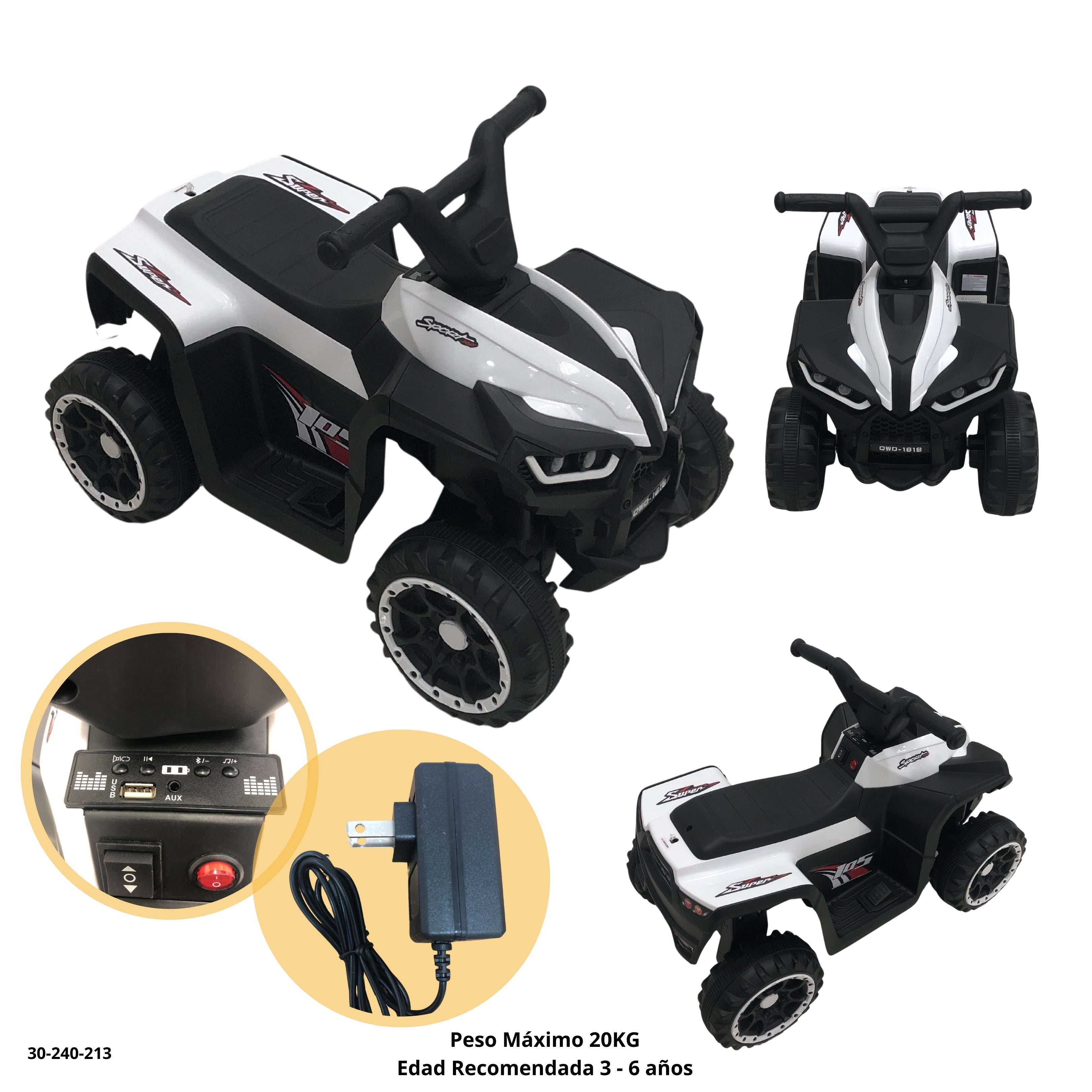 MINI MOTO NEGRA