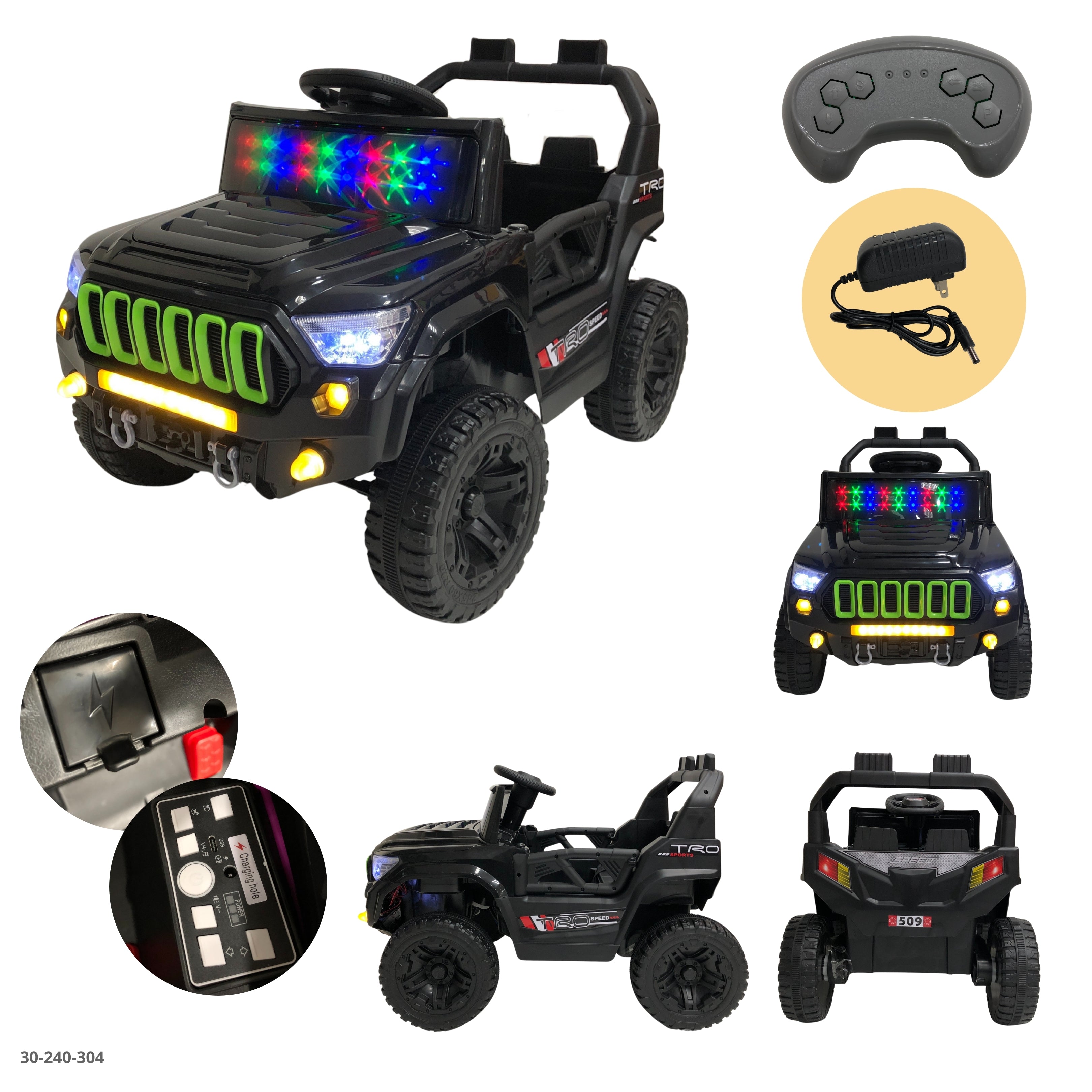 CARRO NEGRO  PARA NIÑOS