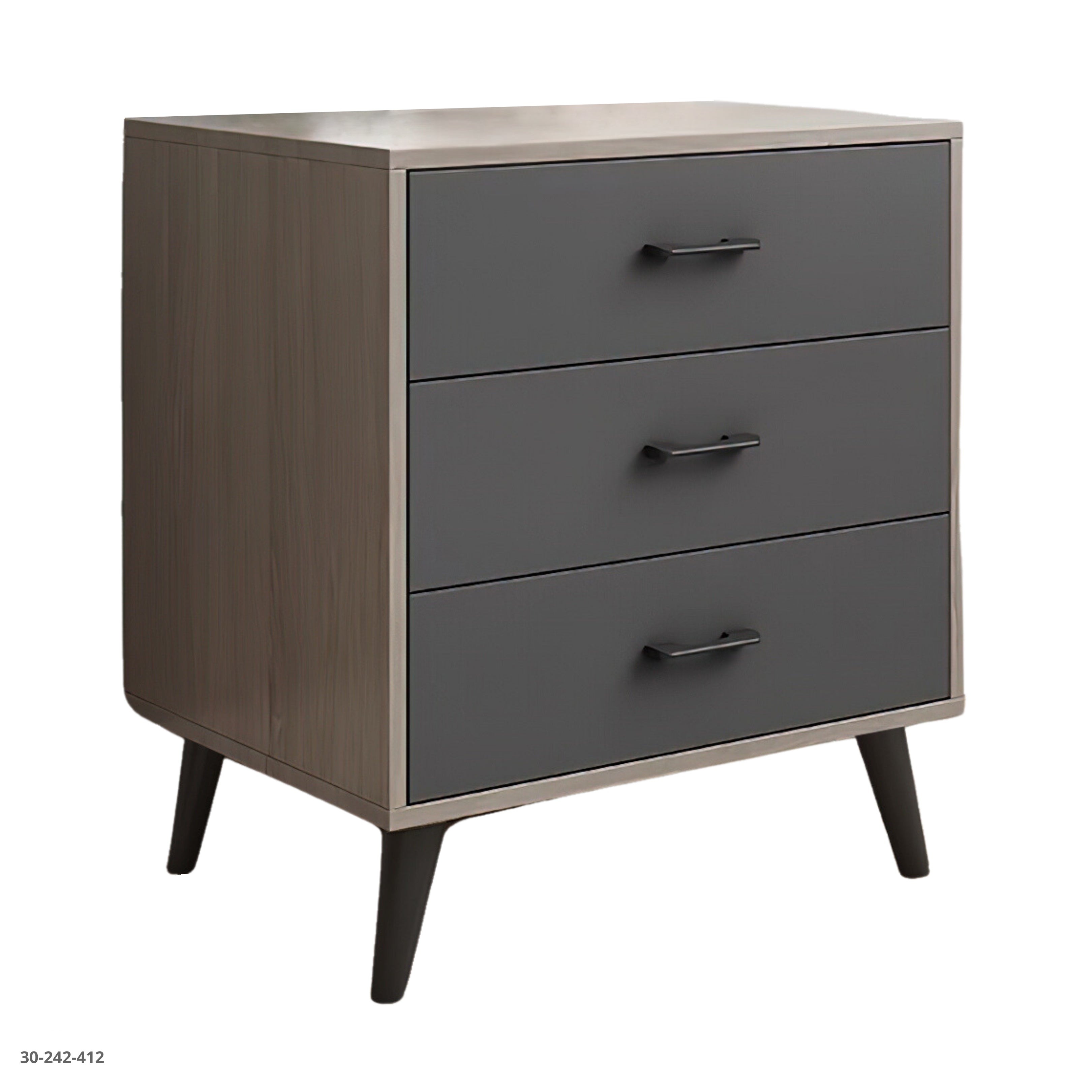 GABINETE GRIS OAK 3GAVETAS
