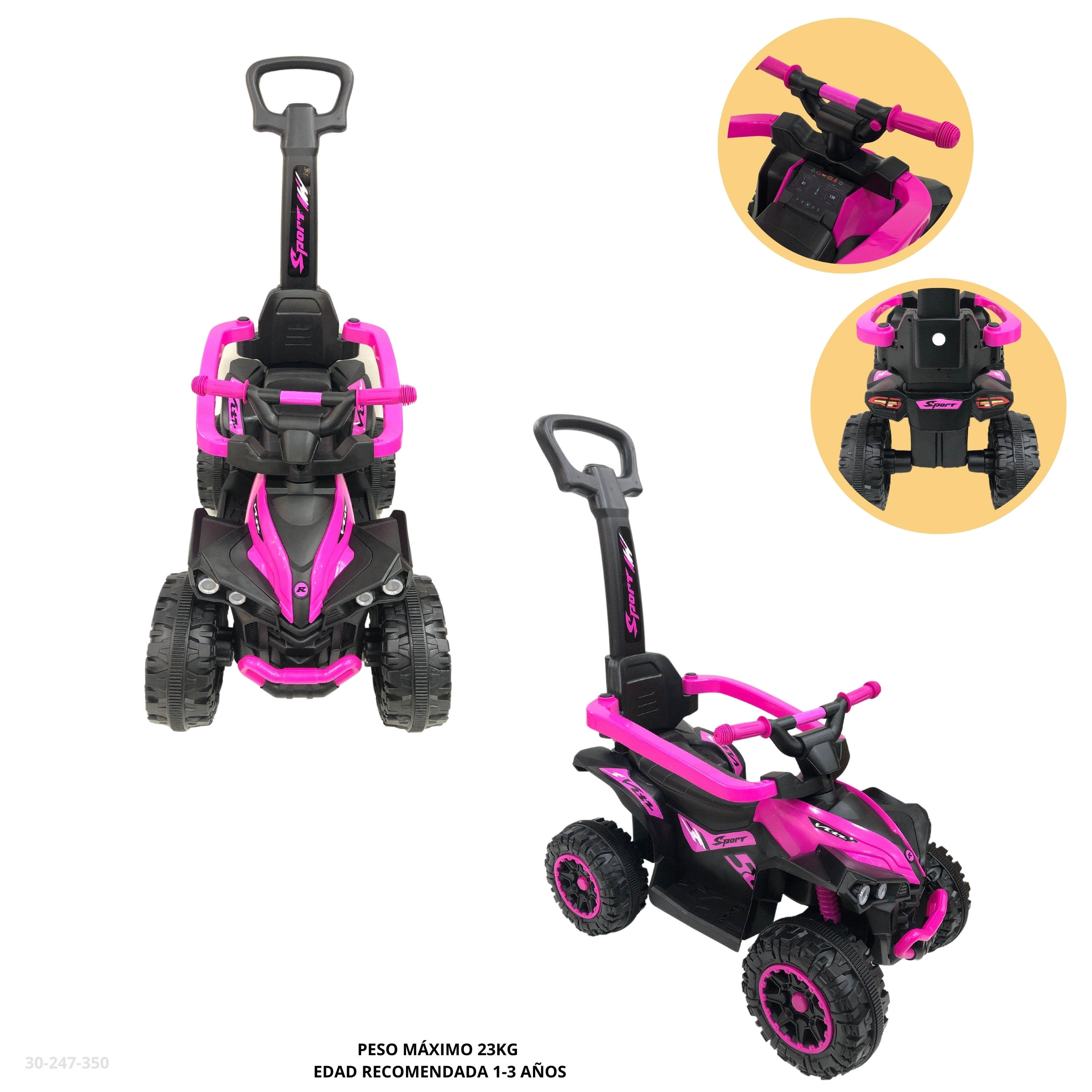 PINK GIRLS MOTORCYCLE / 30-247-342
