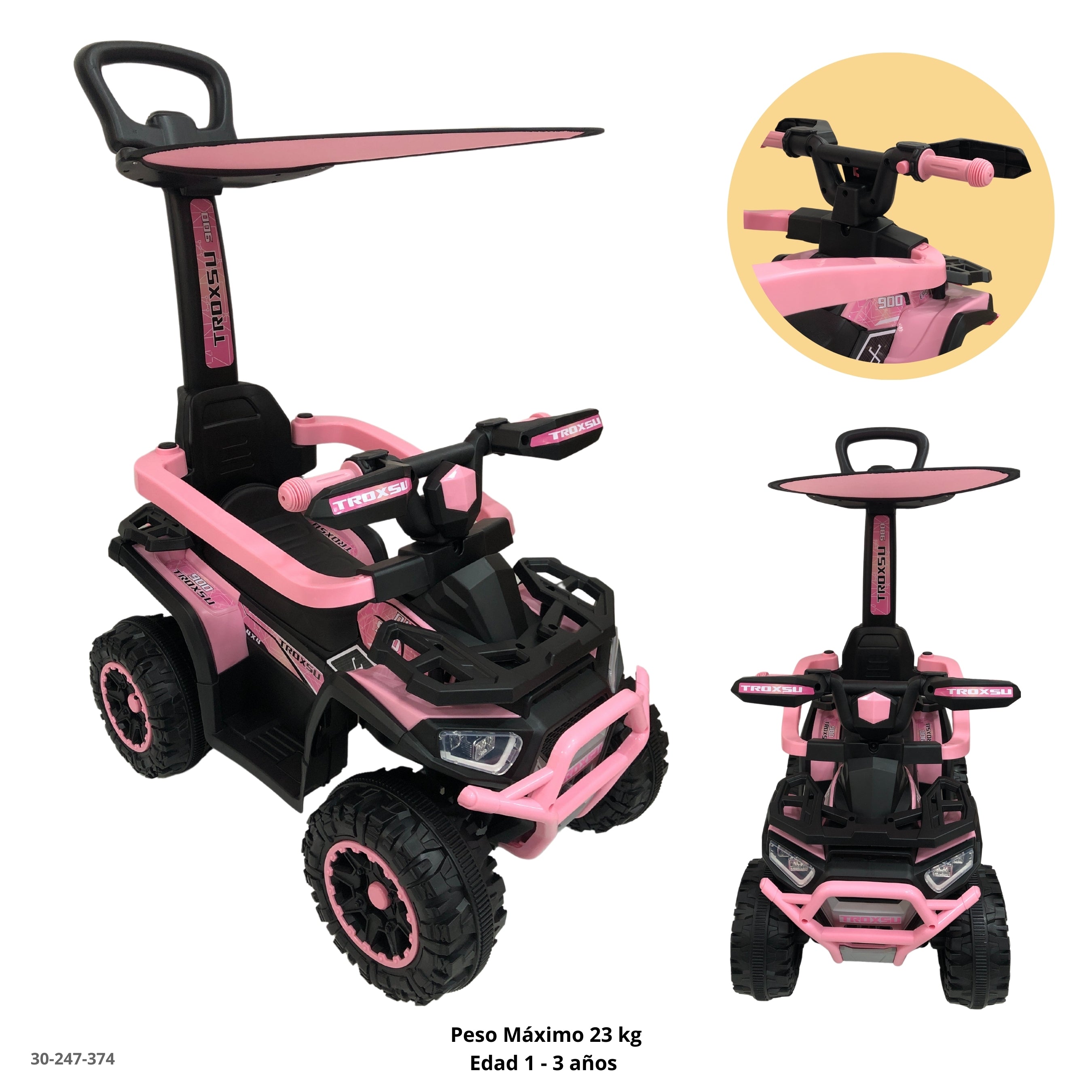 PINK GIRLS MOTORCYCLE / 30-247-342