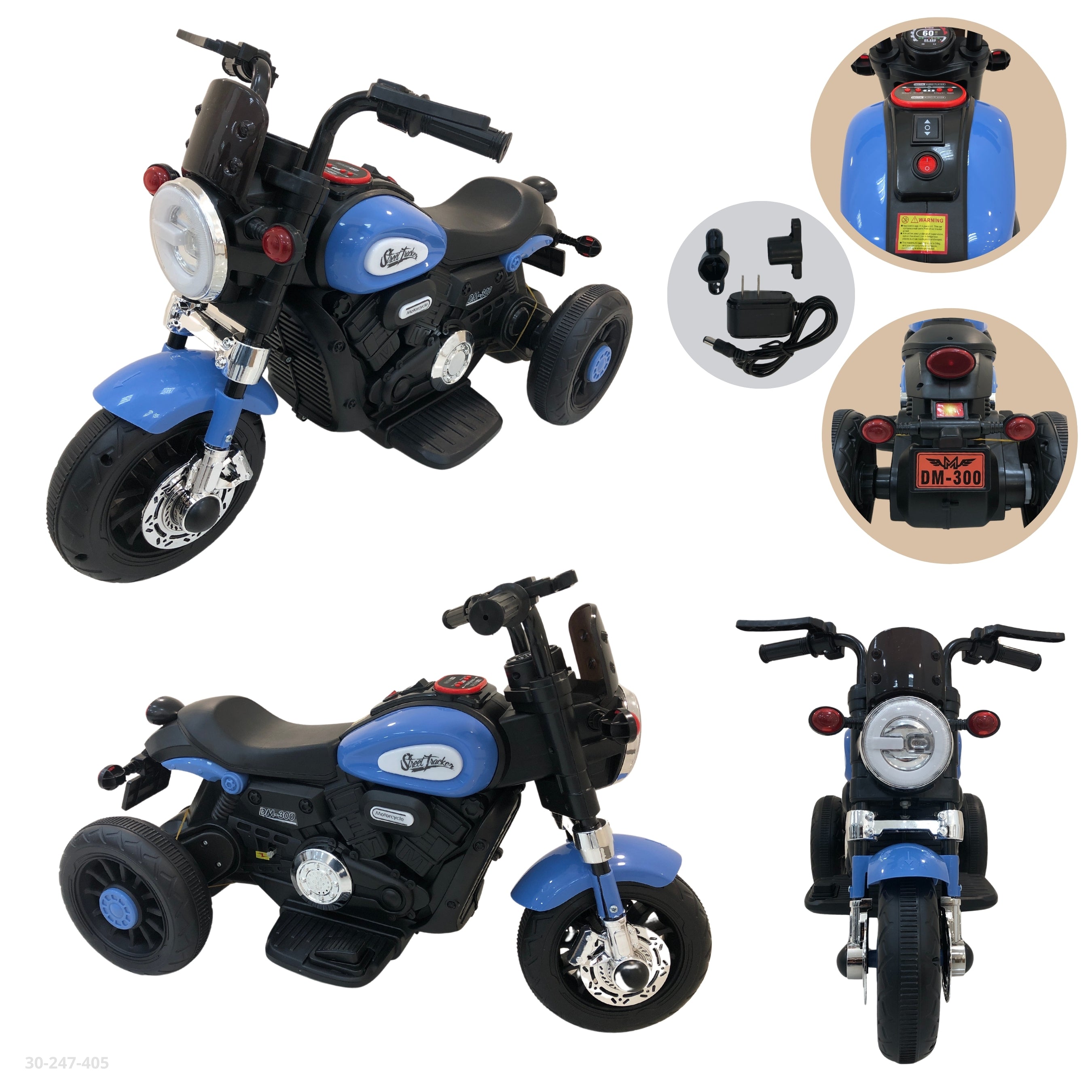 MOTO AZUL/NEGRO