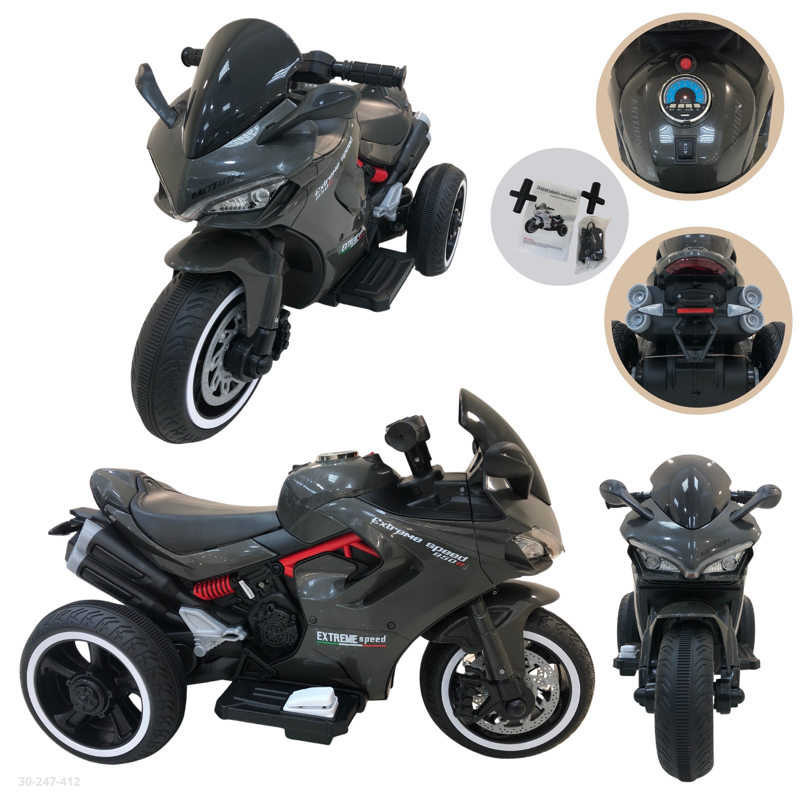 MOTO NINJA GRIS