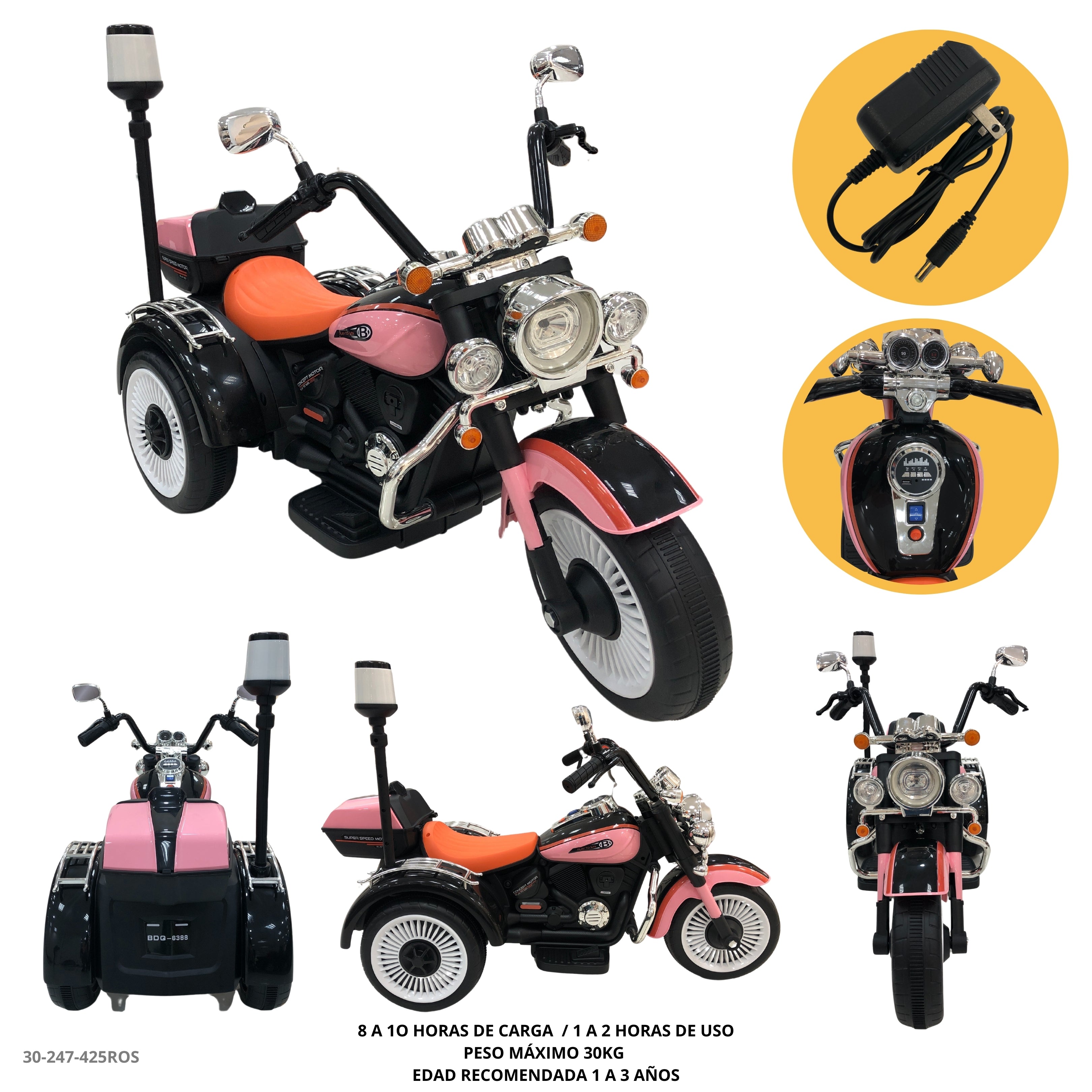 MOTO ROSADA