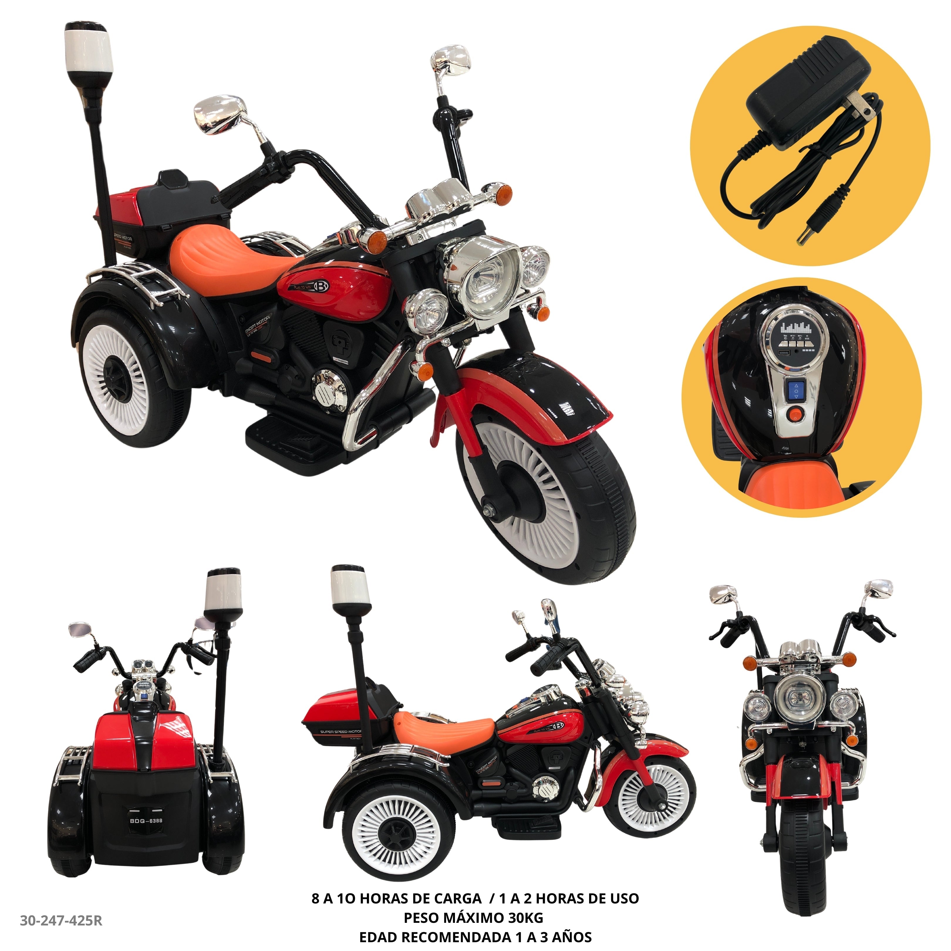 MOTO ROJA 3