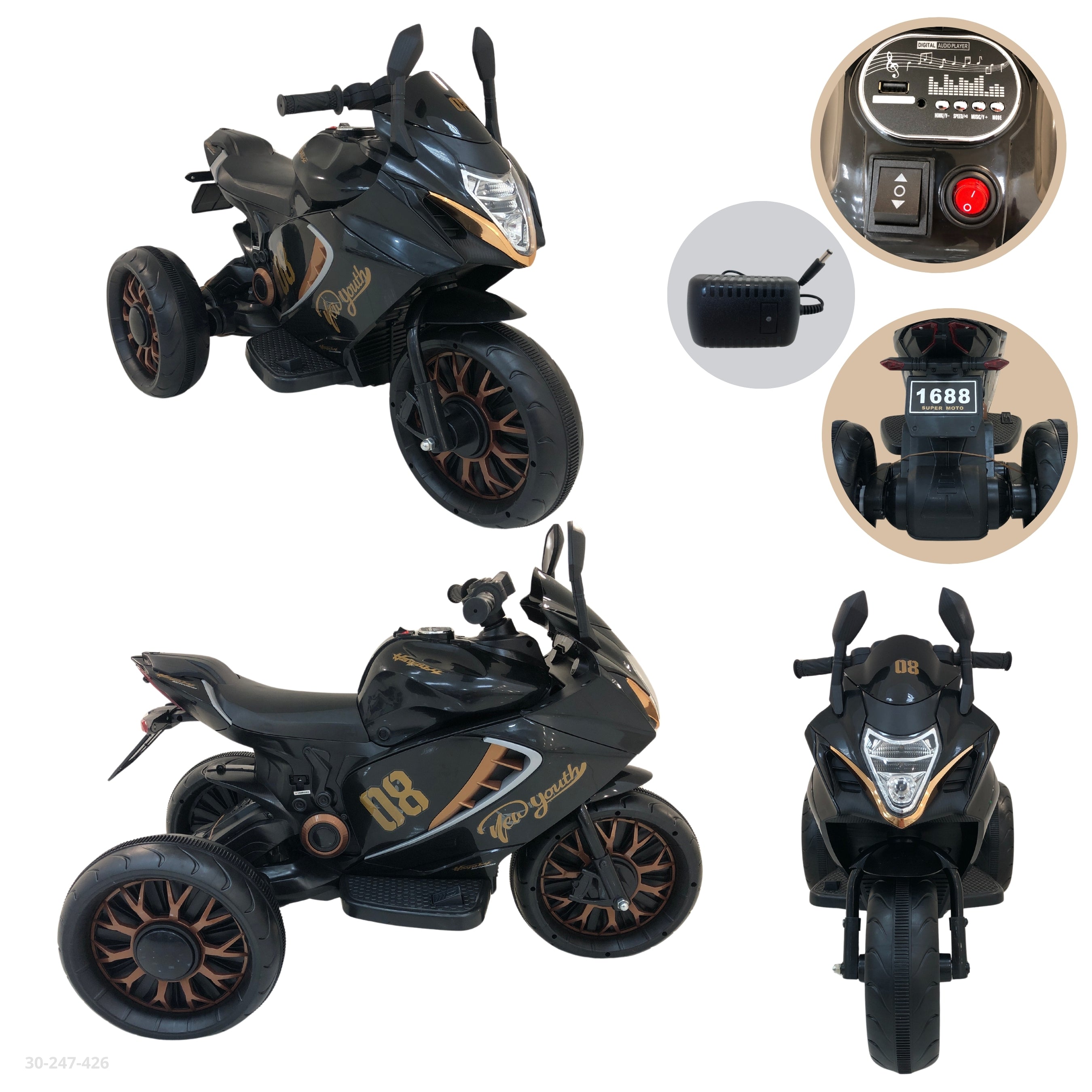 MOTO NINJA NEGRA