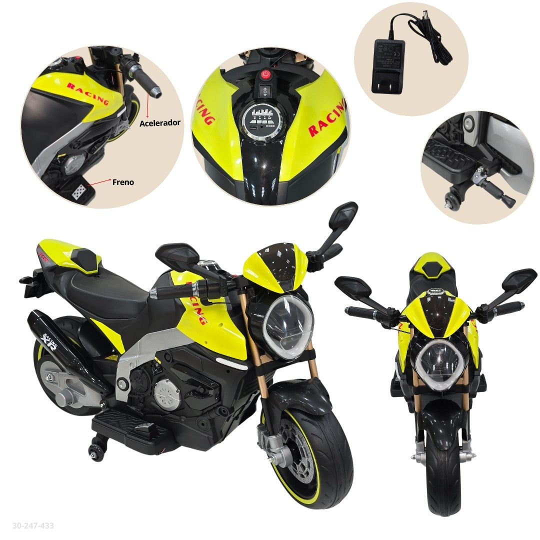 MOTO NEGRA/VERDE 1