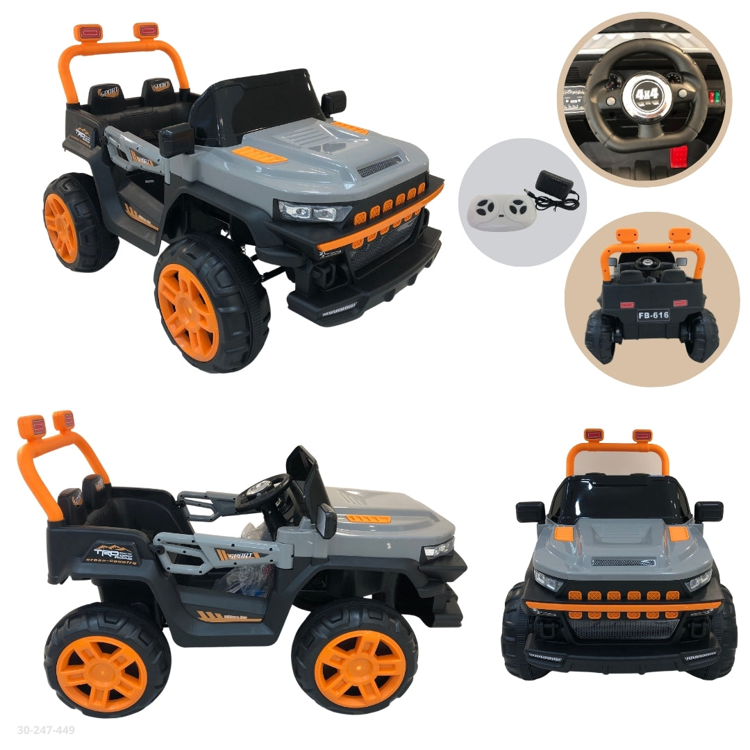 CARRO GRIS/NARANJA