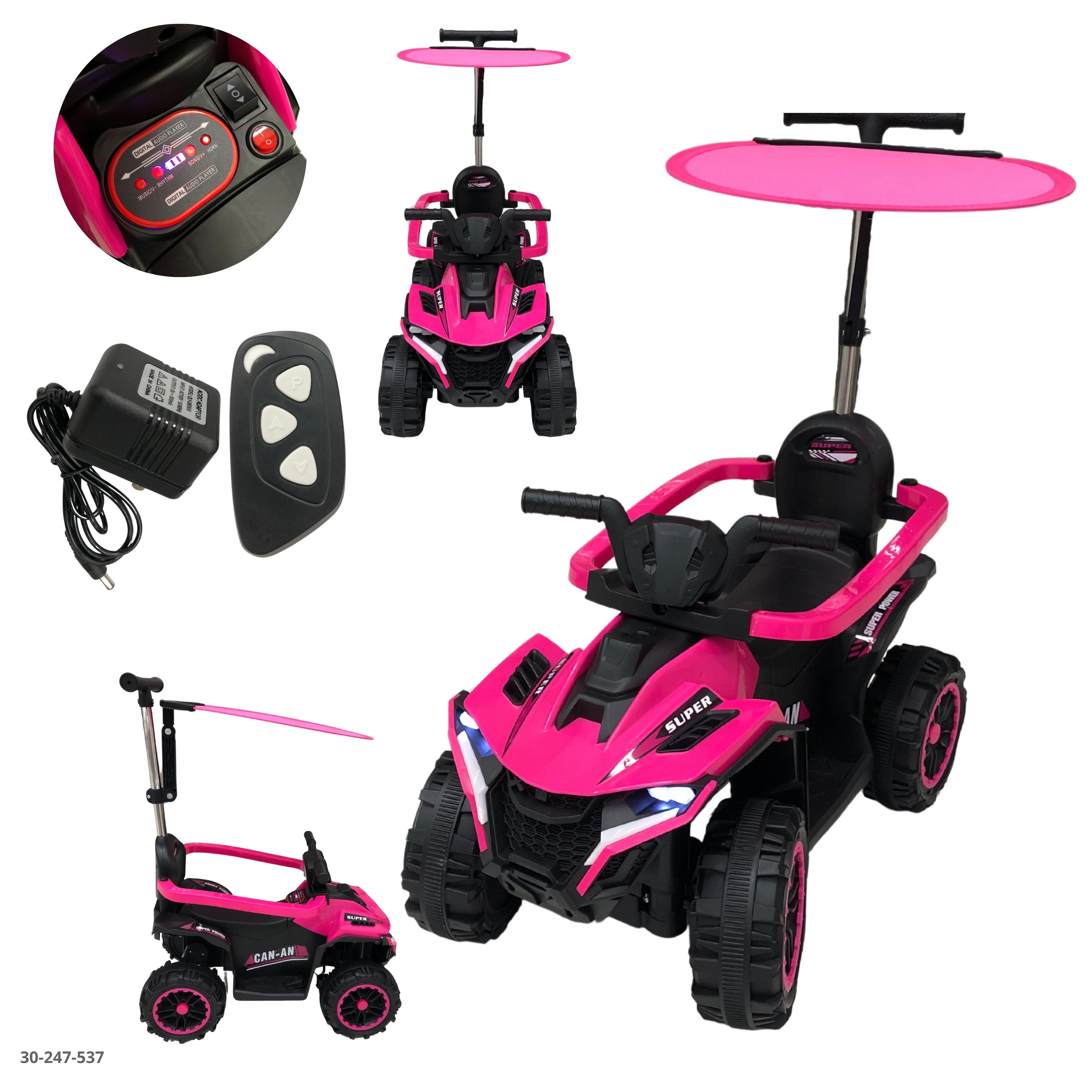 PINK GIRLS MOTORCYCLE / 30-247-342