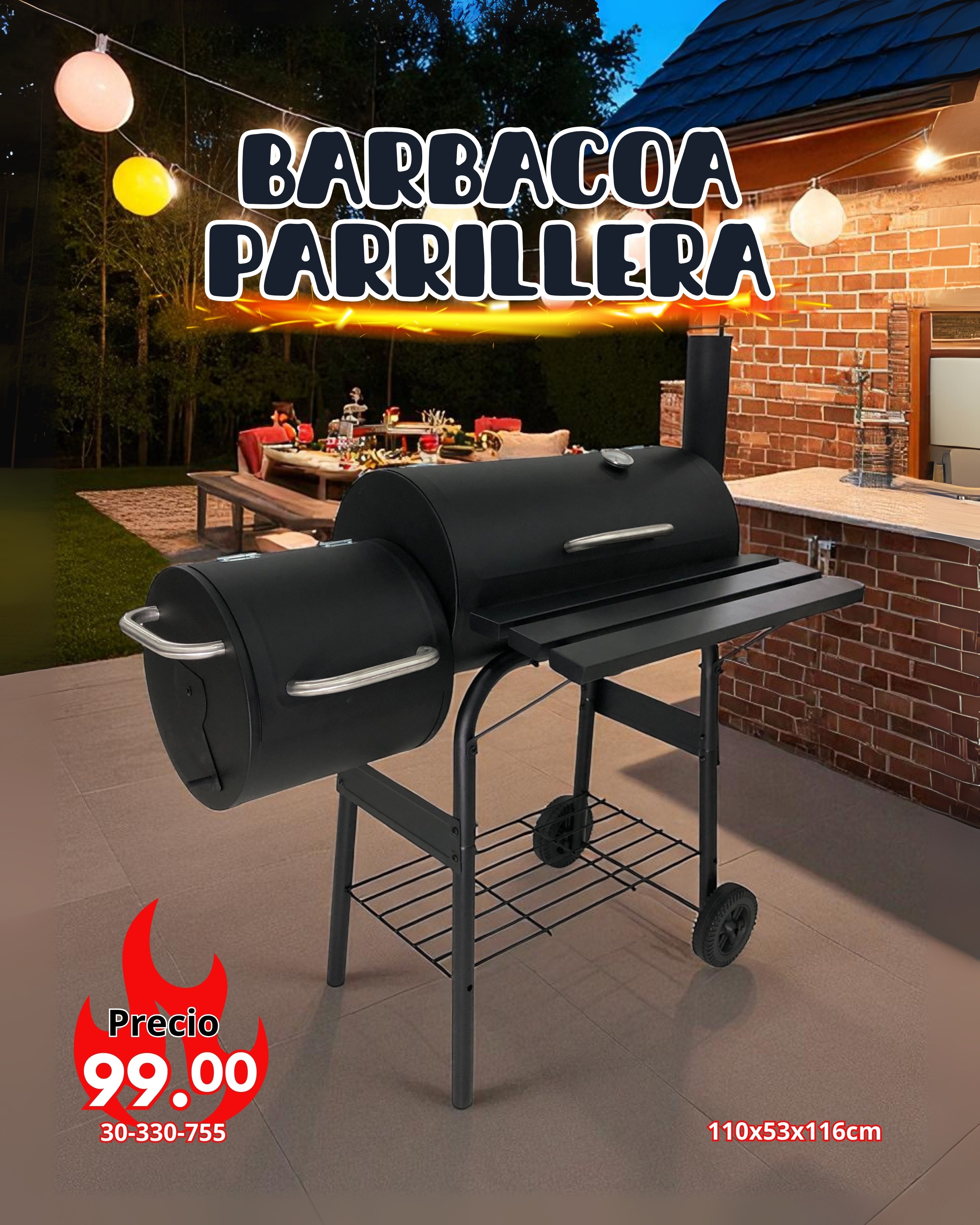 BARBACOA 110*53*116
