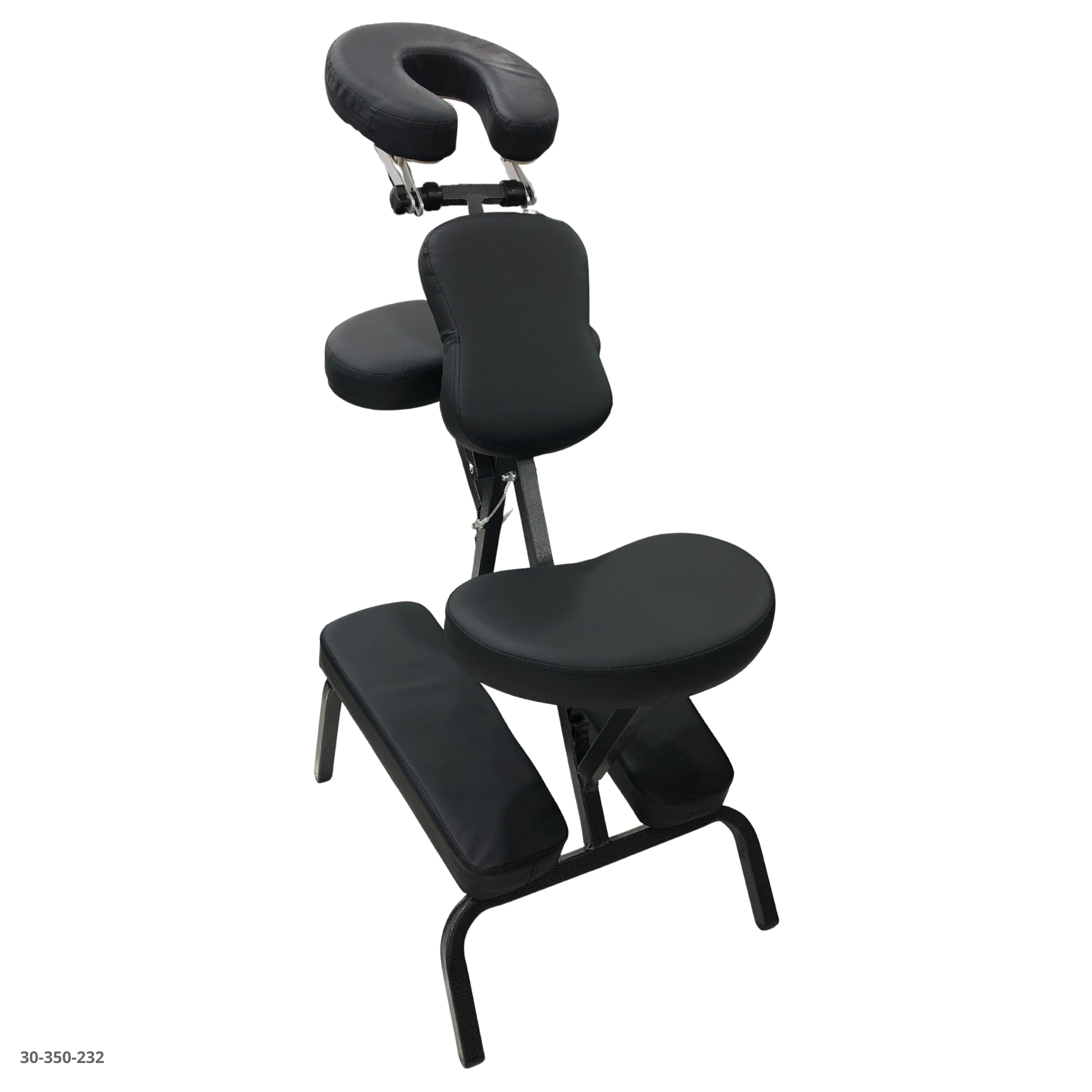 SILLA PLEGABLE NEGRA PARA MASAJE