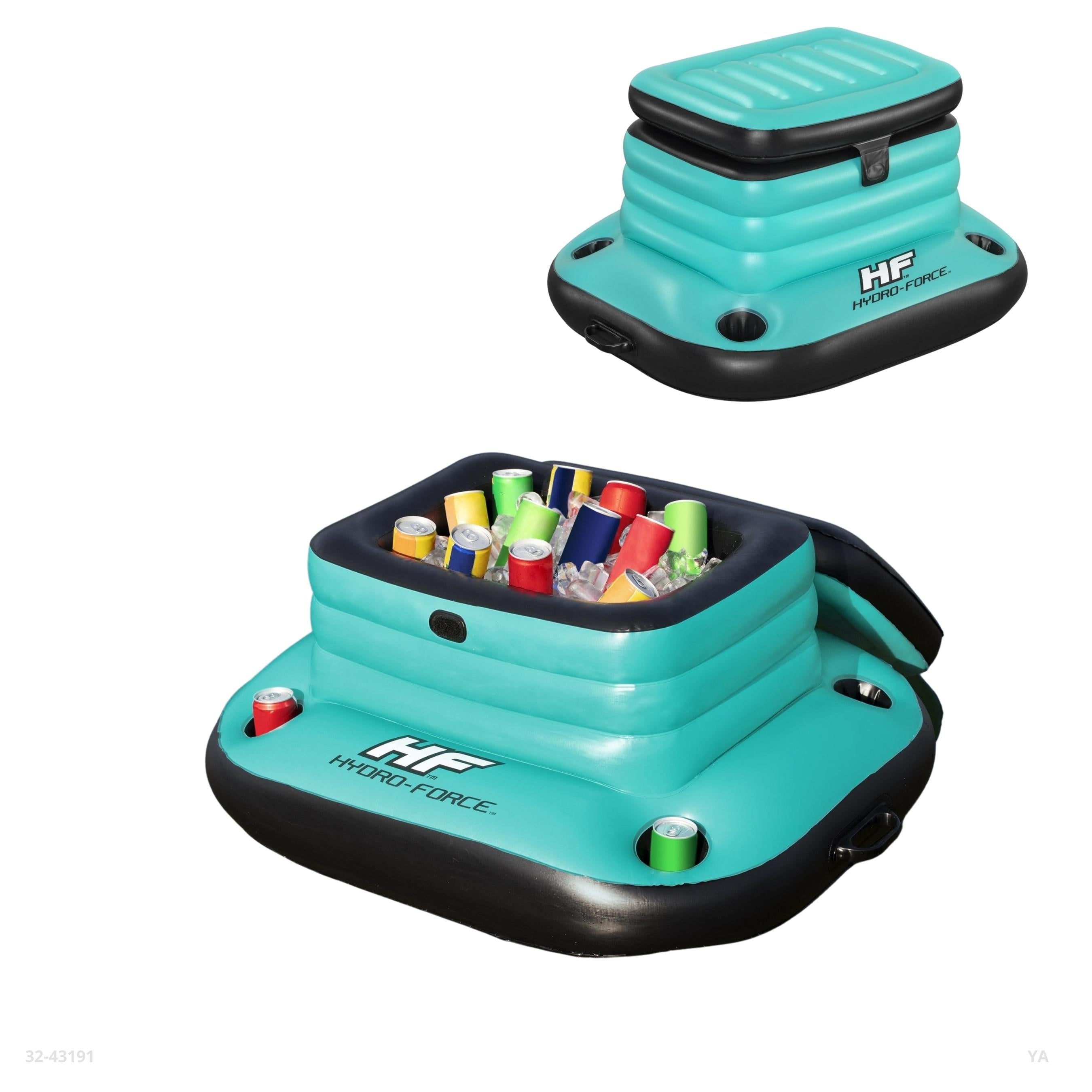 HIELERA INFLABLE ACUATICO 88*77CM