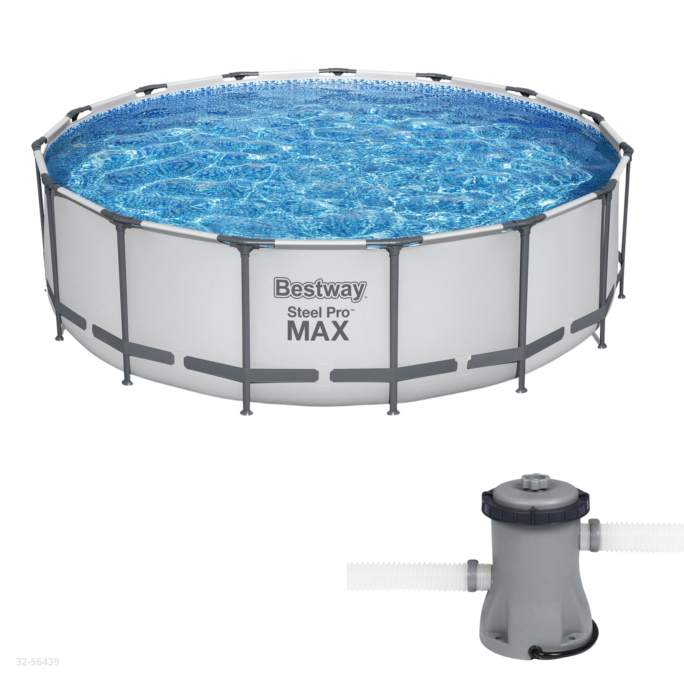 PISCINA+FILTRO REDONDA STEEL PRO MAX 457*122CM