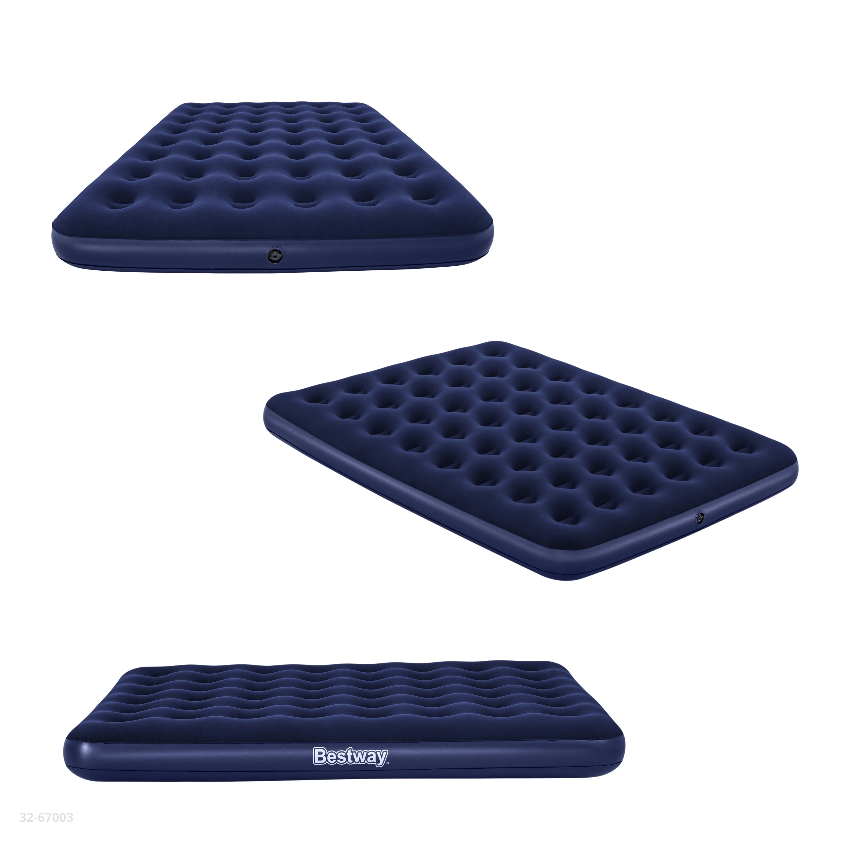 INFLATABLE QUEEN BLUE MATTRESS 203*152*28CM / 32-67226