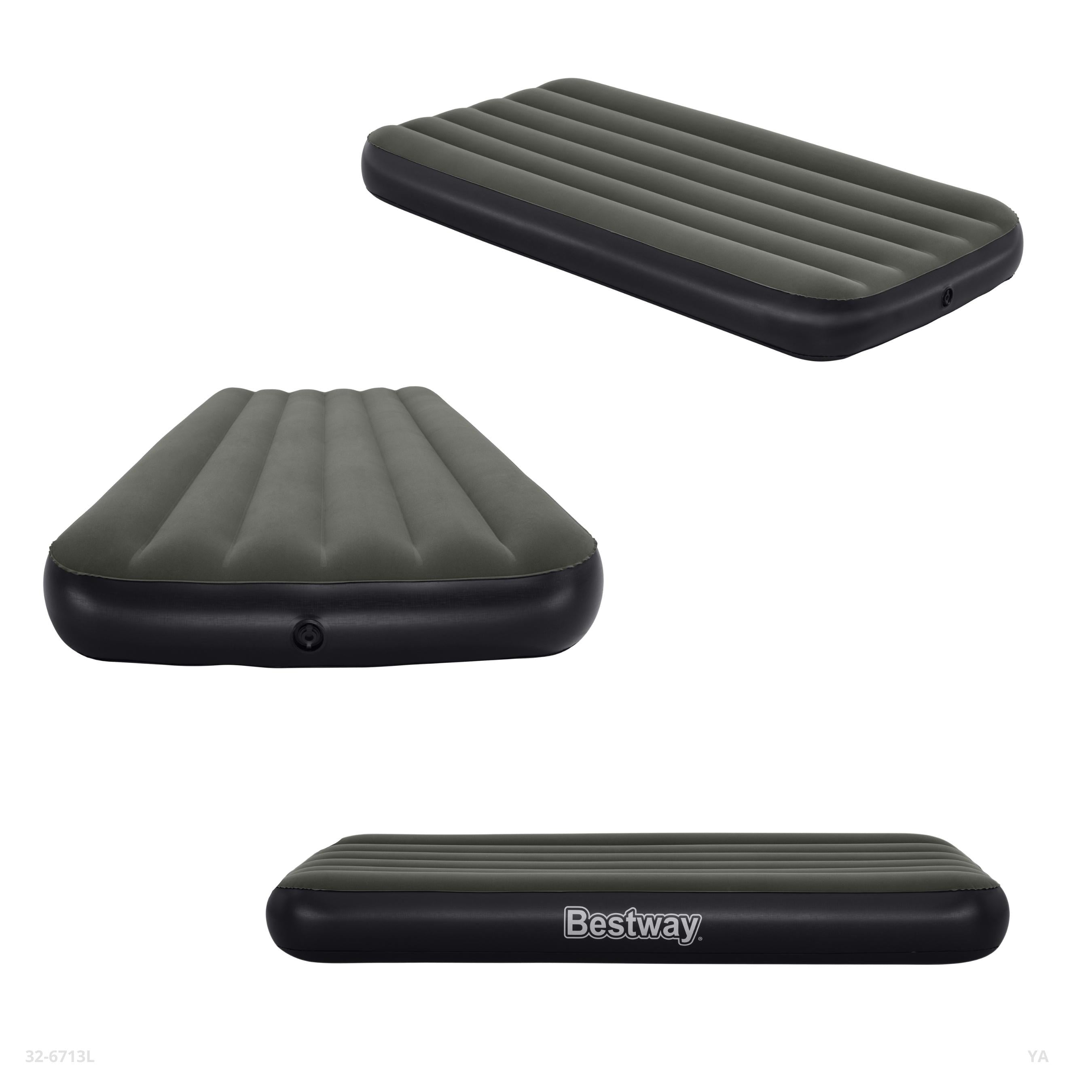 TWIN BLACK INFLATABLE MATTRESS 188*99*25CM / 32-6713L