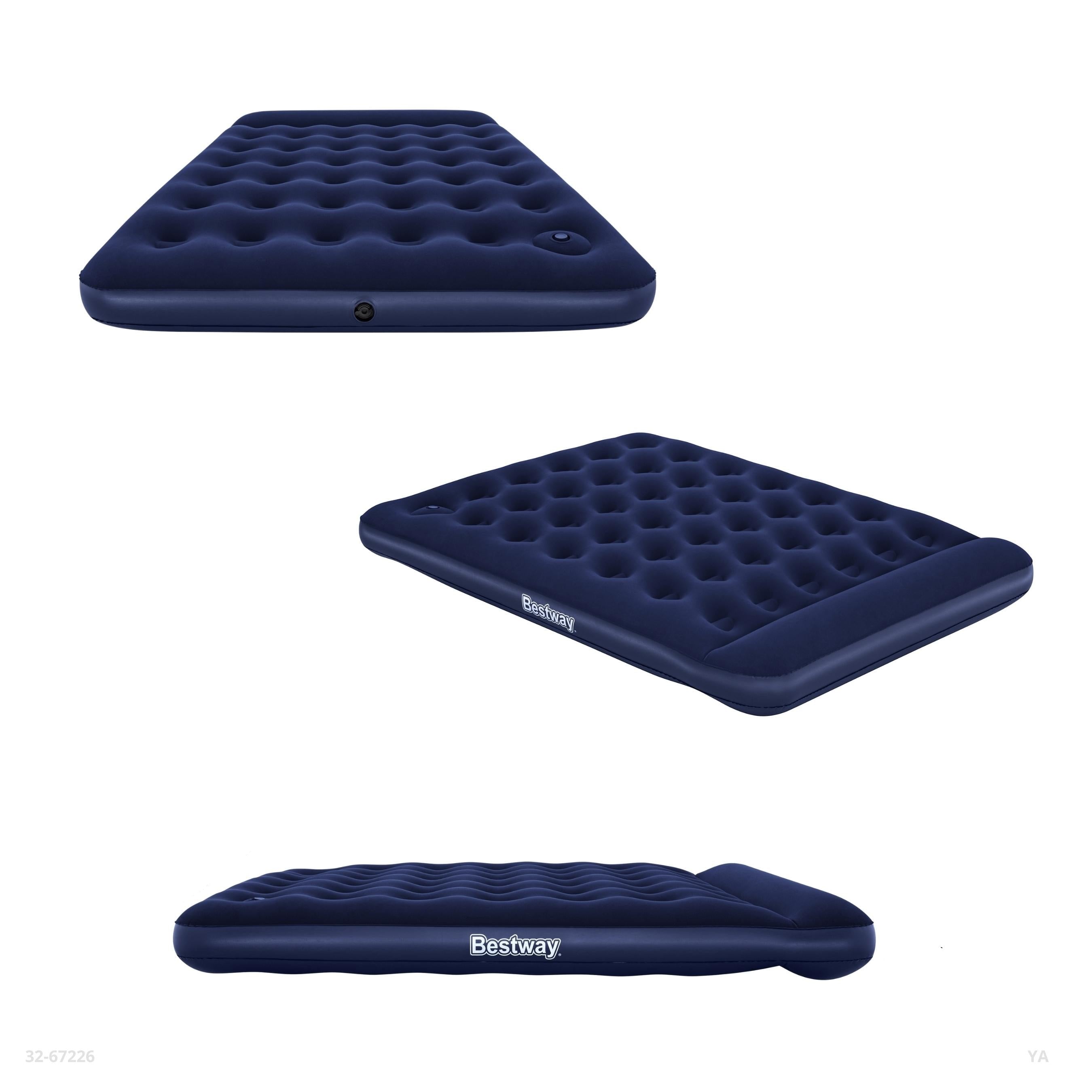 INFLATABLE QUEEN BLUE MATTRESS 203*152*28CM / 32-67226