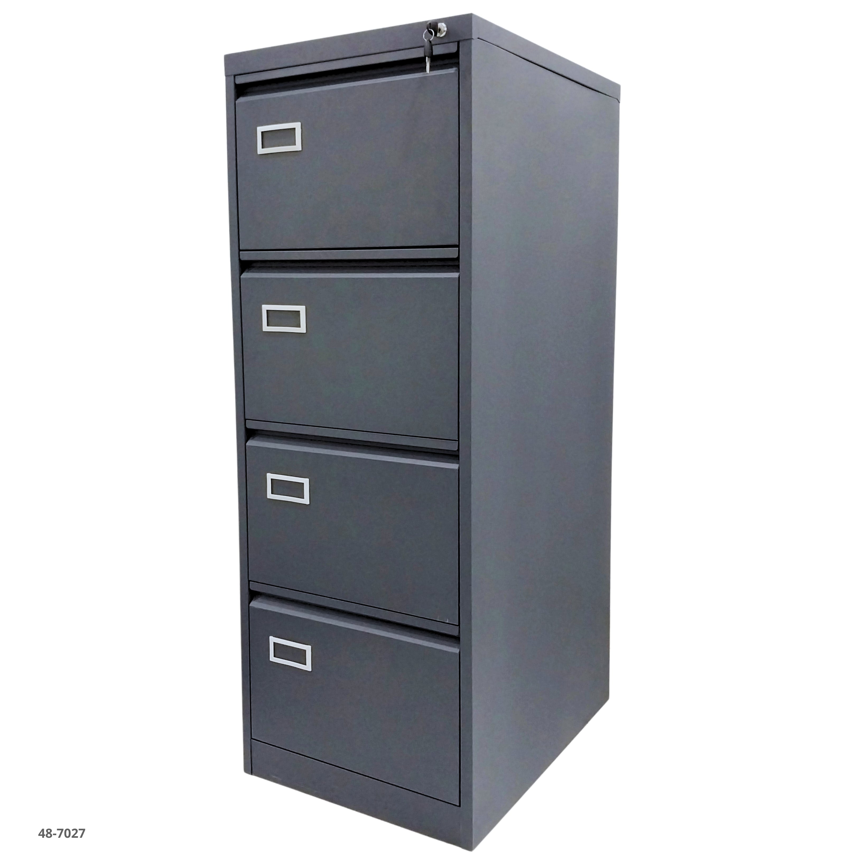 ARCHIVADOR METALICO 4 GAVETAS GRIS OSCURO