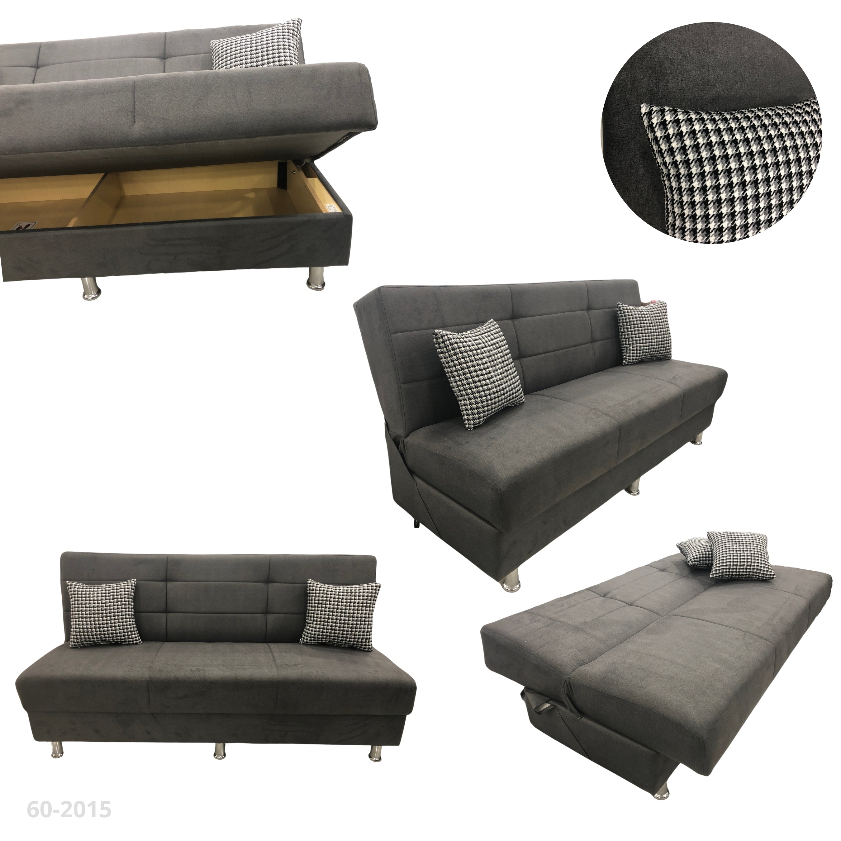 SOFA CAMA RAMSEY GRIS